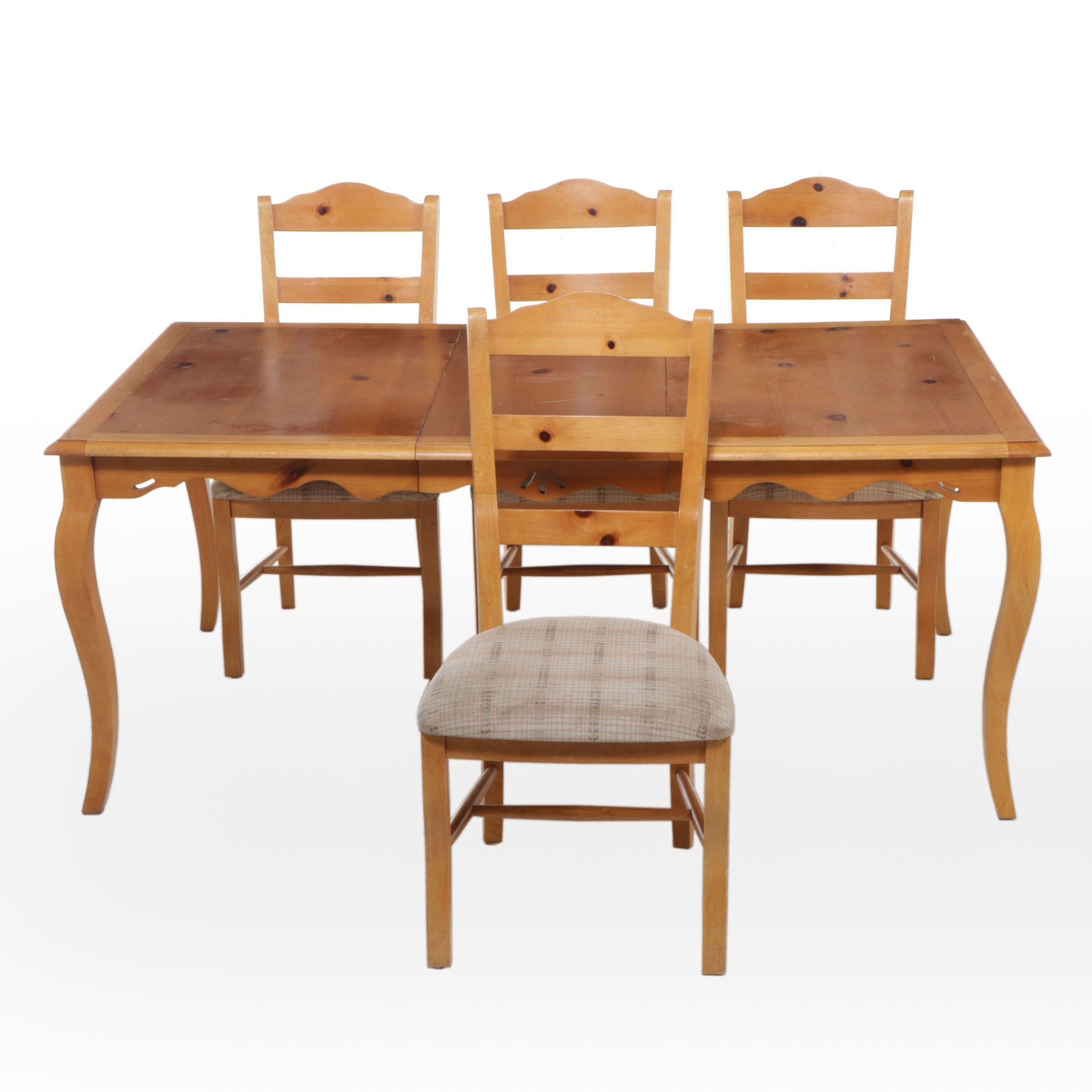 Ashley Furniture Maple Five-Piece Dining Set