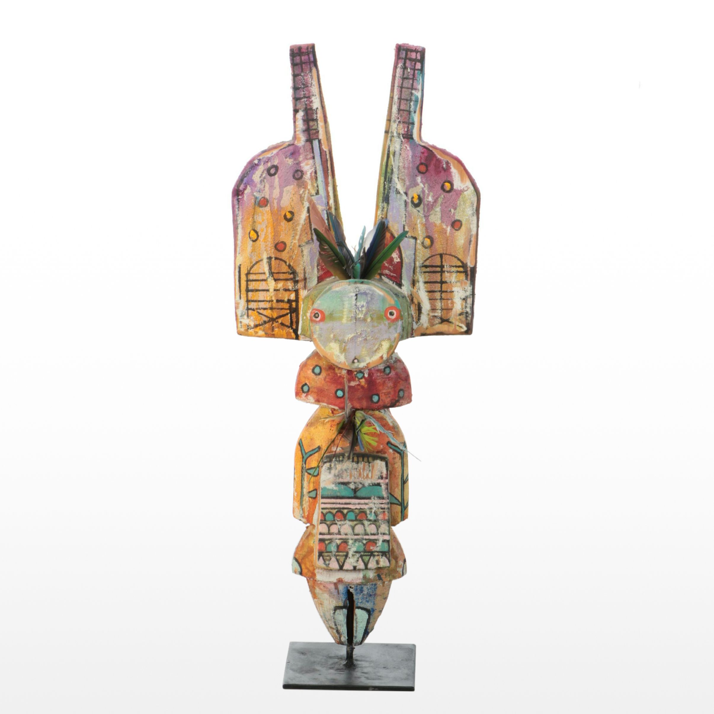 Polychrome Wooden Sculpture