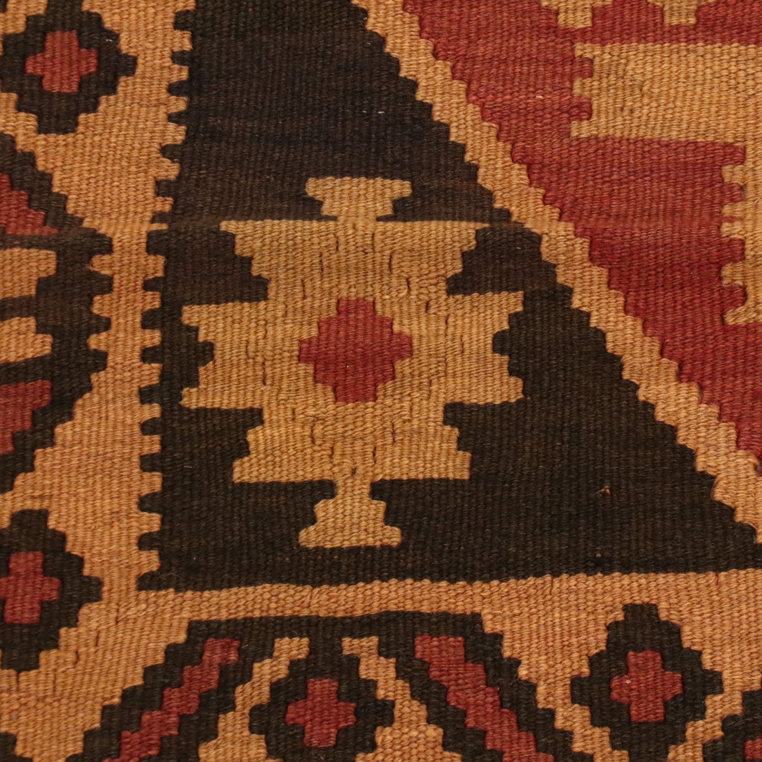 5' x 11'9 Handwoven Turkish Kilim Long Rug