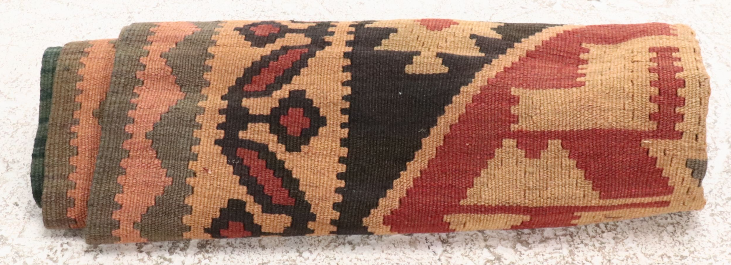 5' x 11'9 Handwoven Turkish Kilim Long Rug
