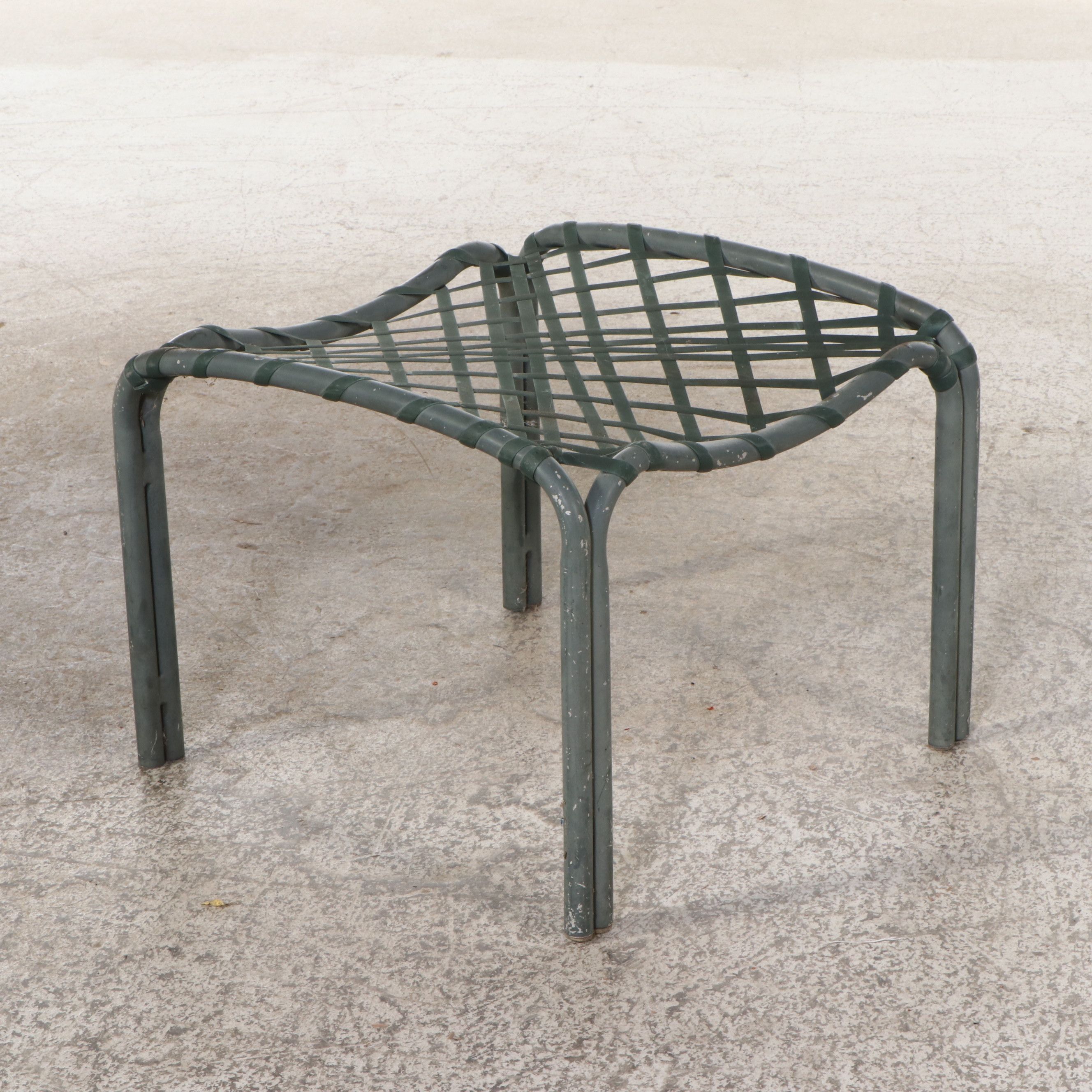 Brown Jordan Vinyl Strap Patio Lounge Furnishings, Late 20th Century