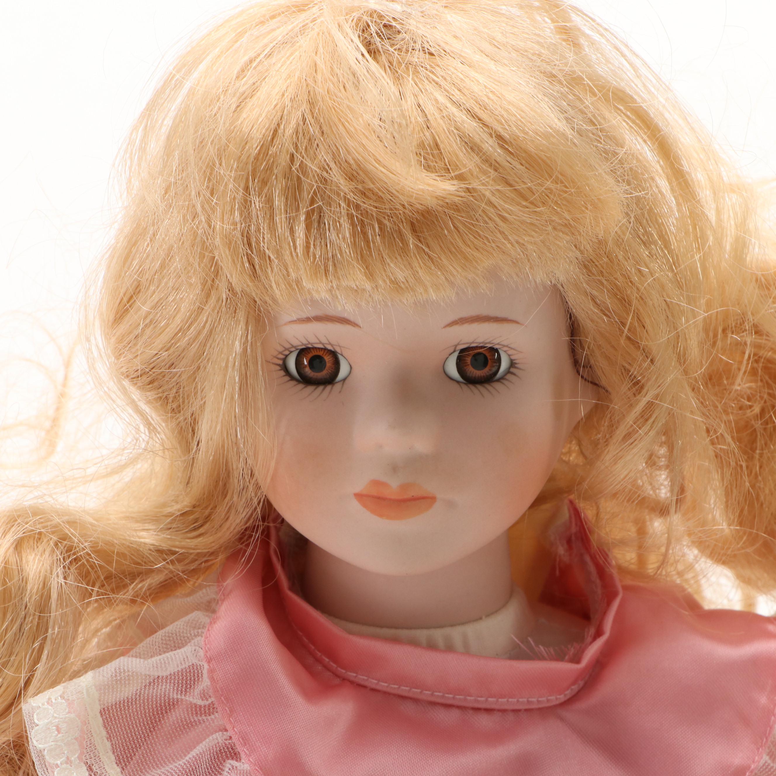 Victorian Style Porcelain Child Doll
