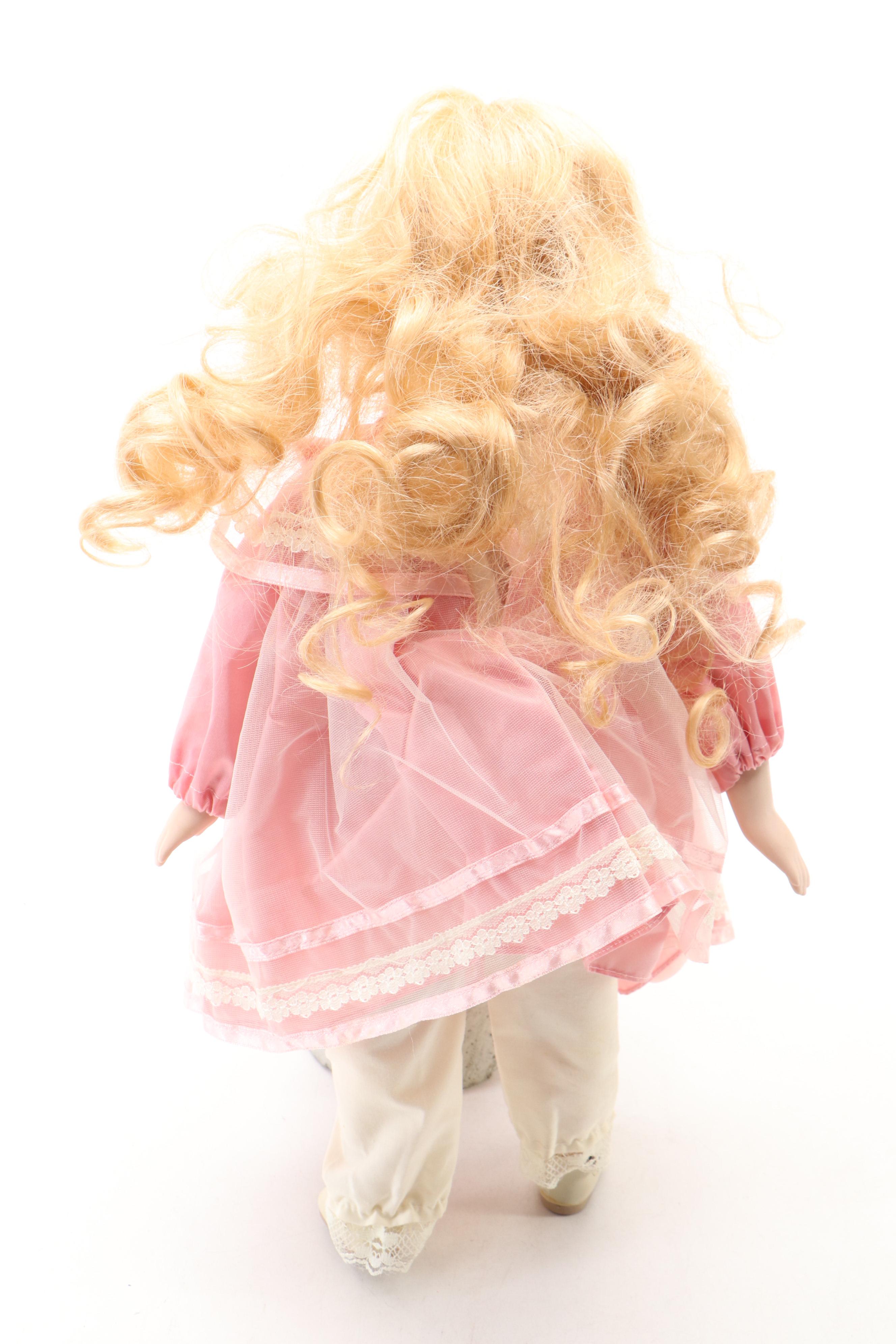 Victorian Style Porcelain Child Doll
