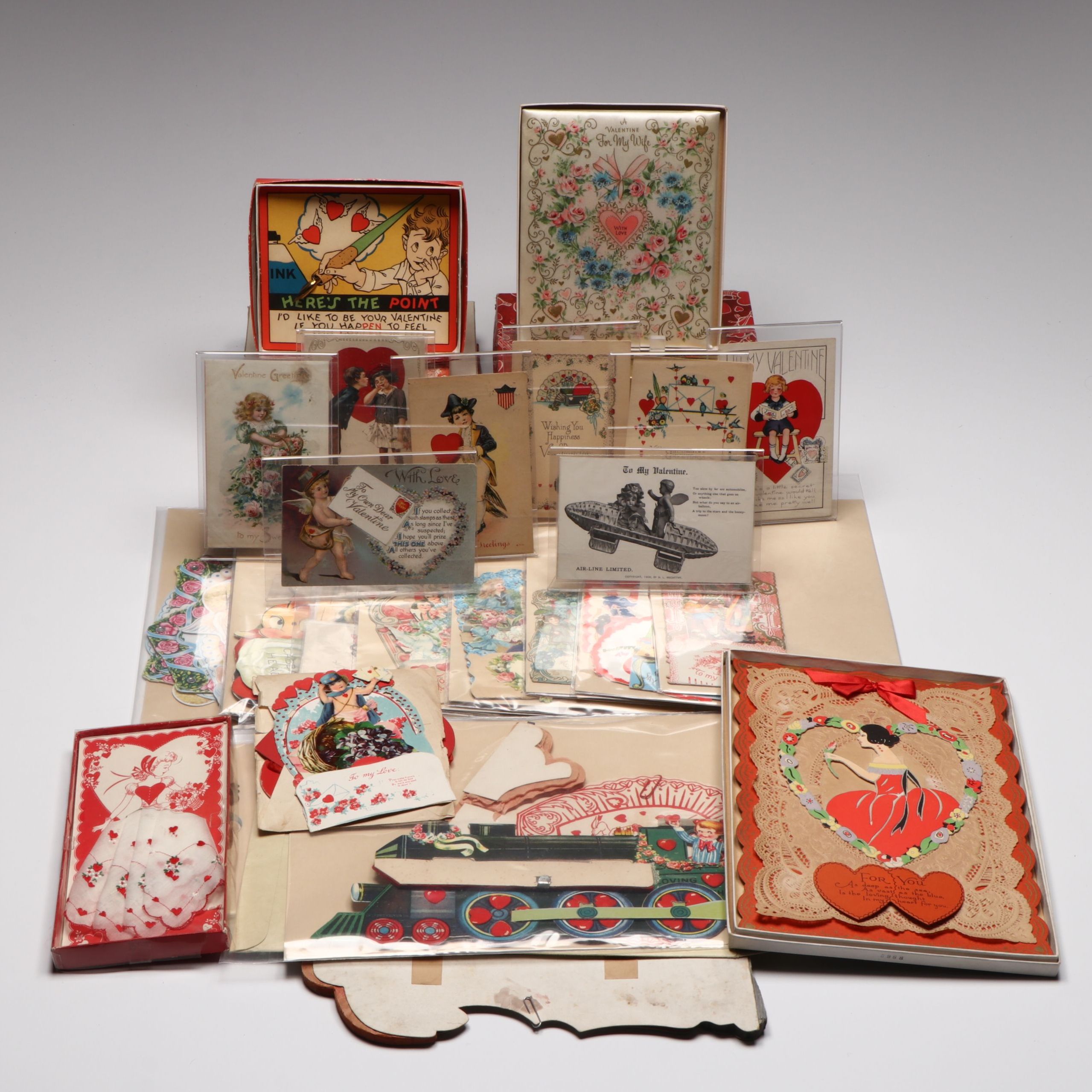 Antique and Vintage Valentine's Day Cards and Decorations