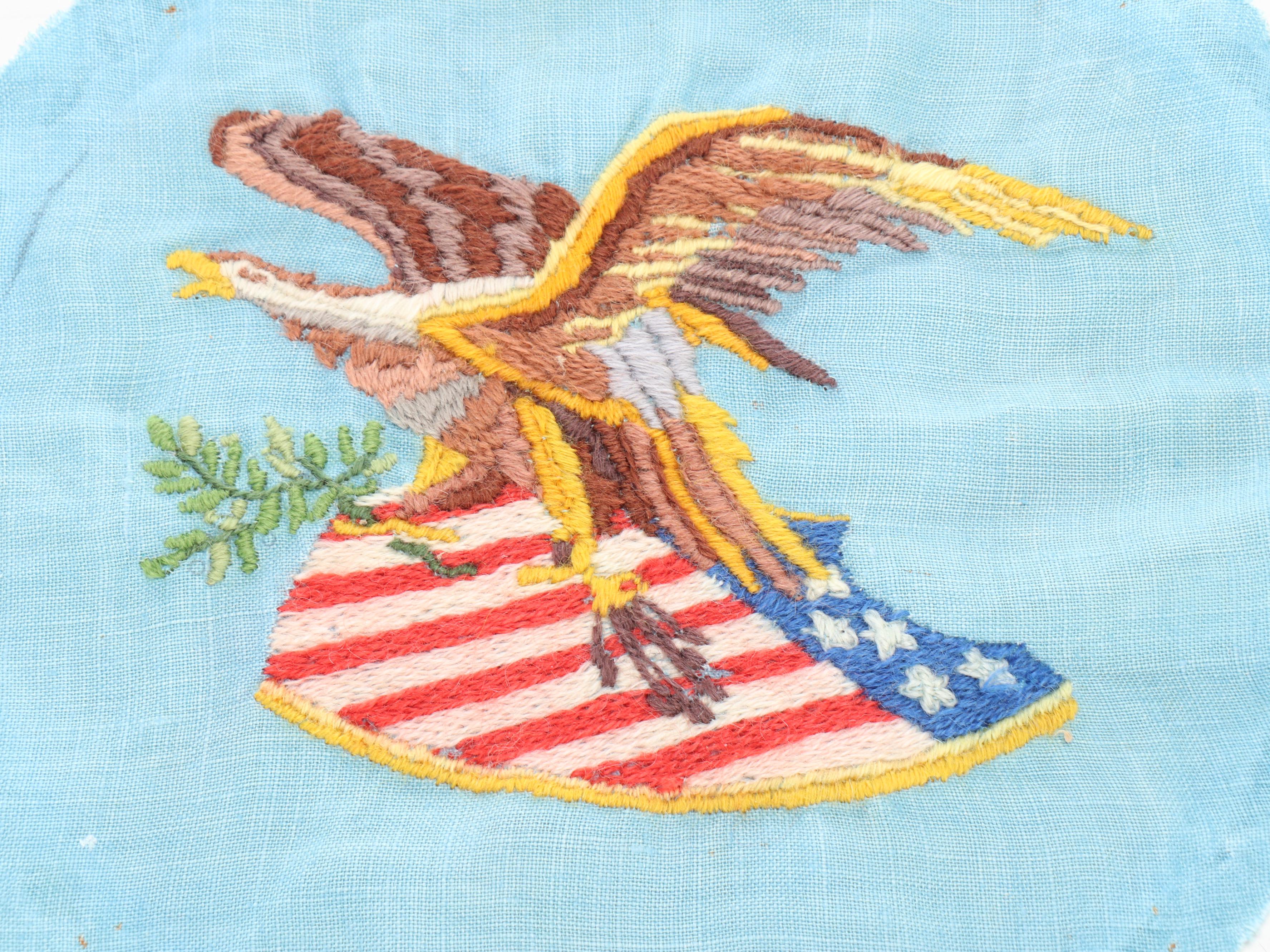 Vintage American Flags with Other Americana Decorative Textiles and Accessories