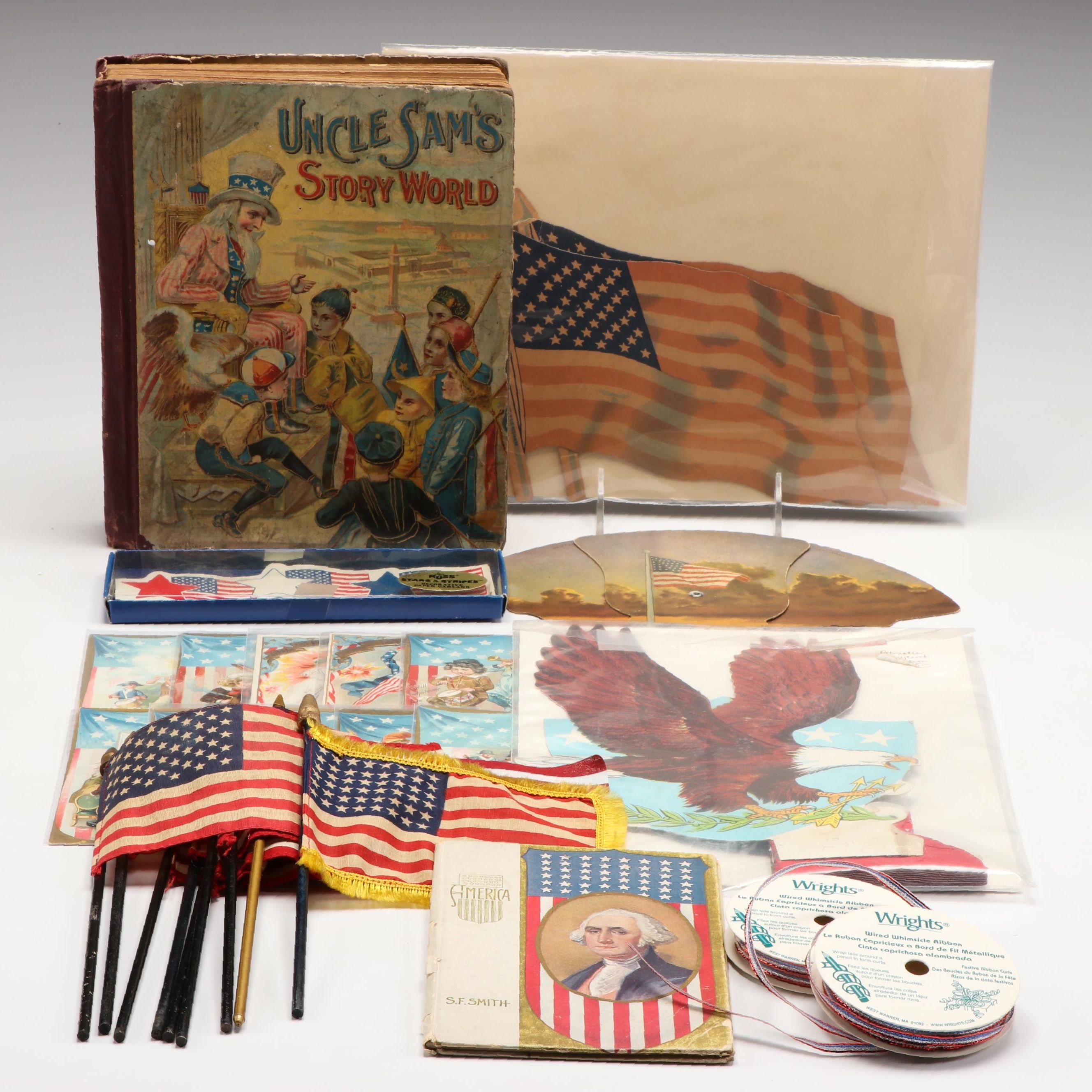 "Uncle Sam's Story World" with Other Fourth of July Décor