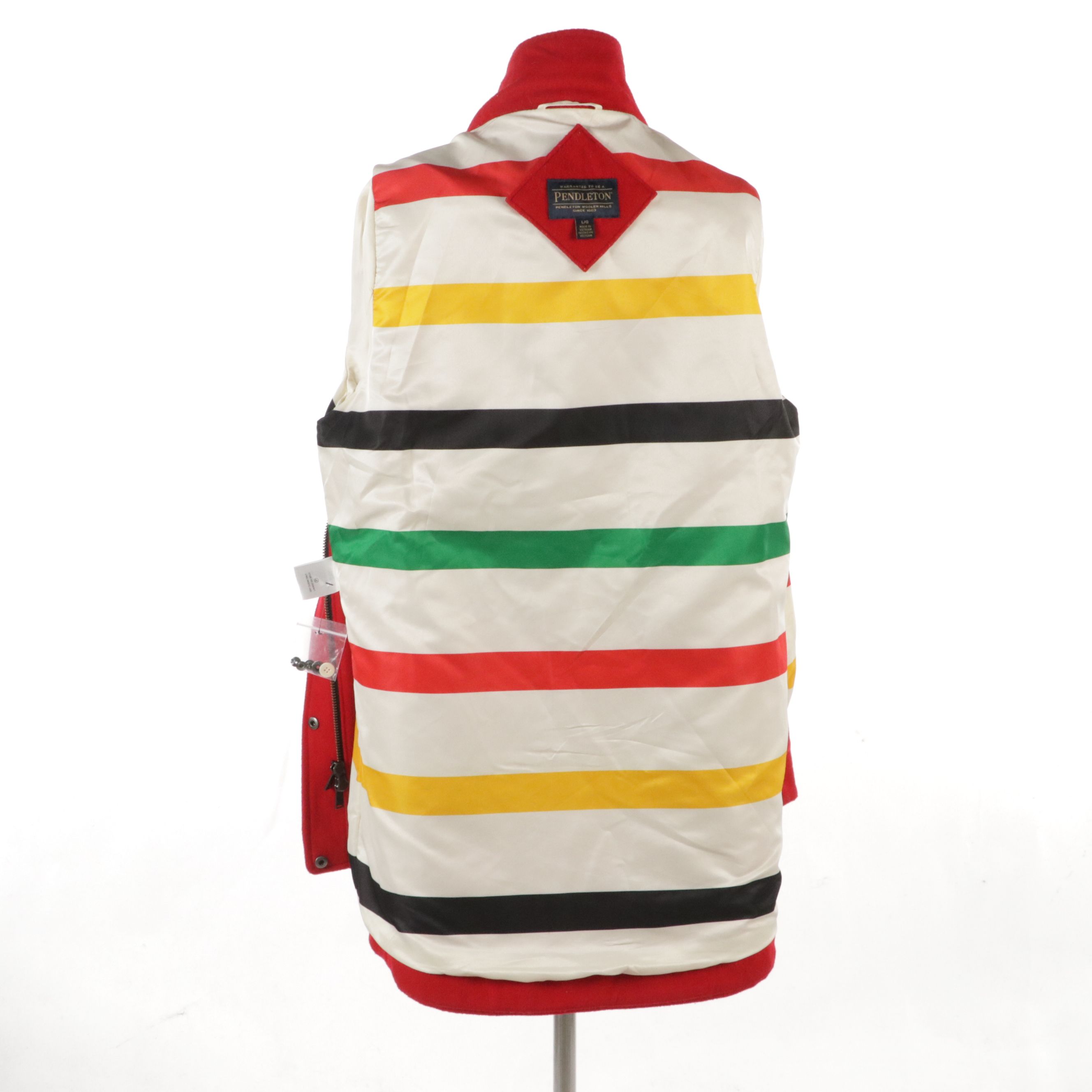 Pendleton Campbell Zip Coat in Water Resistant Cascade Wool