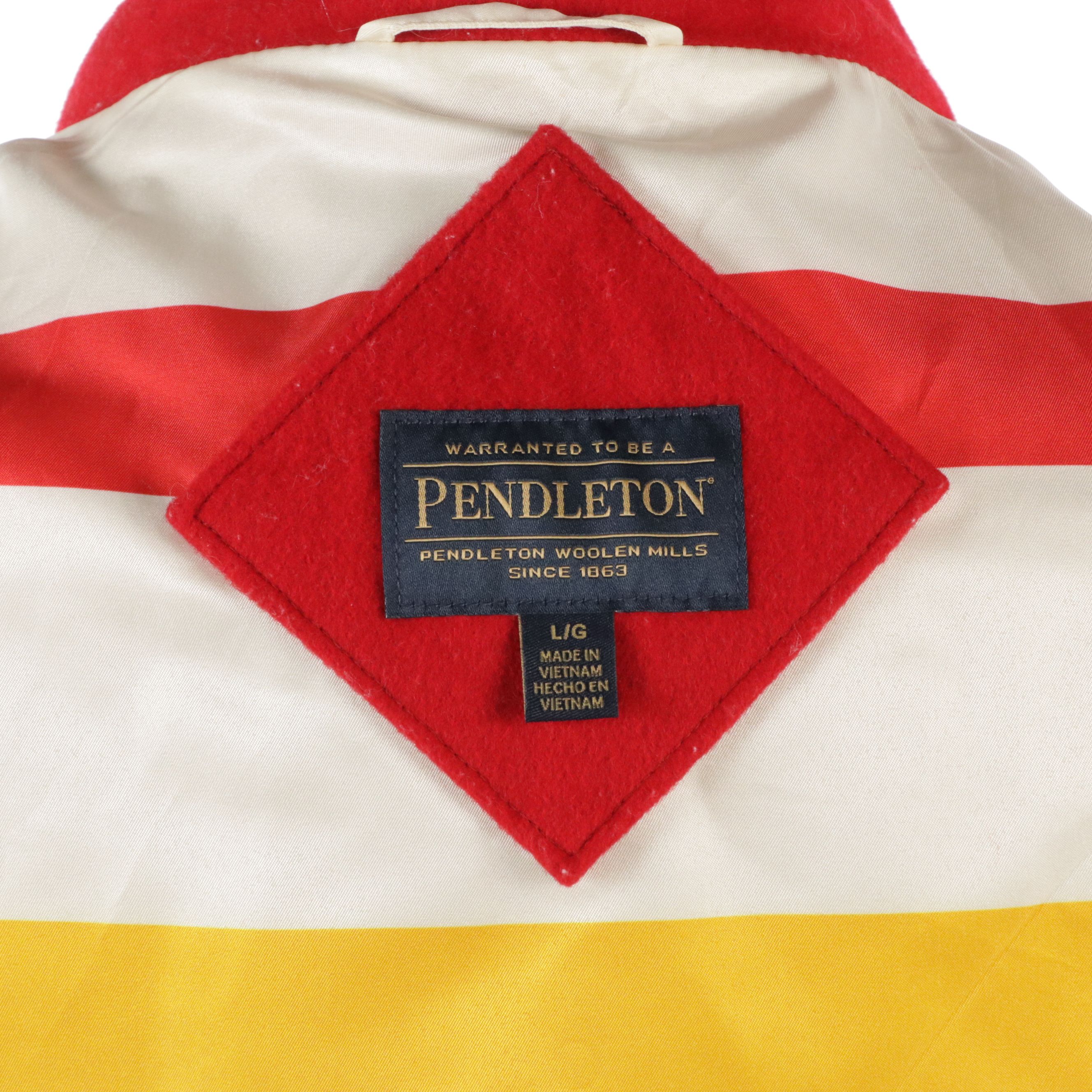 Pendleton Campbell Zip Coat in Water Resistant Cascade Wool