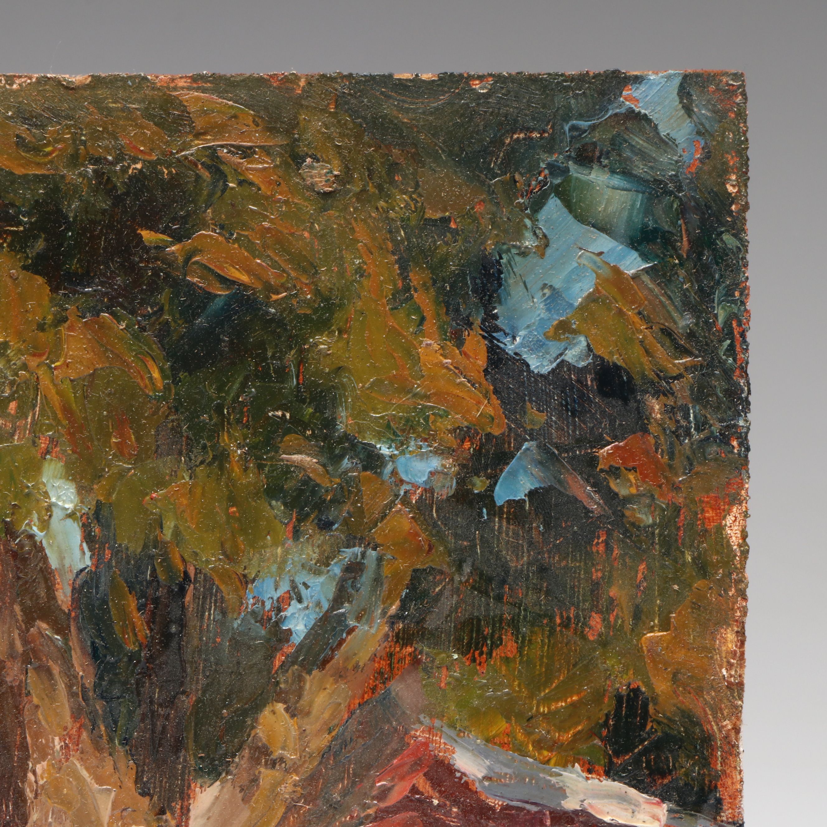 Susan Grisell Winter Rural Landscape Oil Painting