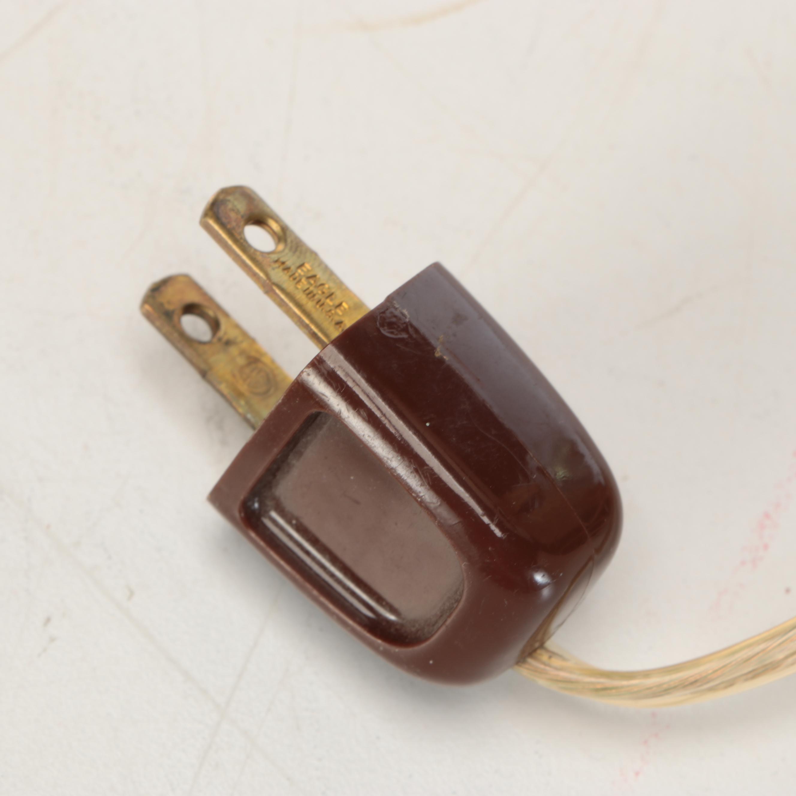 Murano Style Gold Flake Amber Glass and Giltwood Table Lamps, & Oval Drum Shades