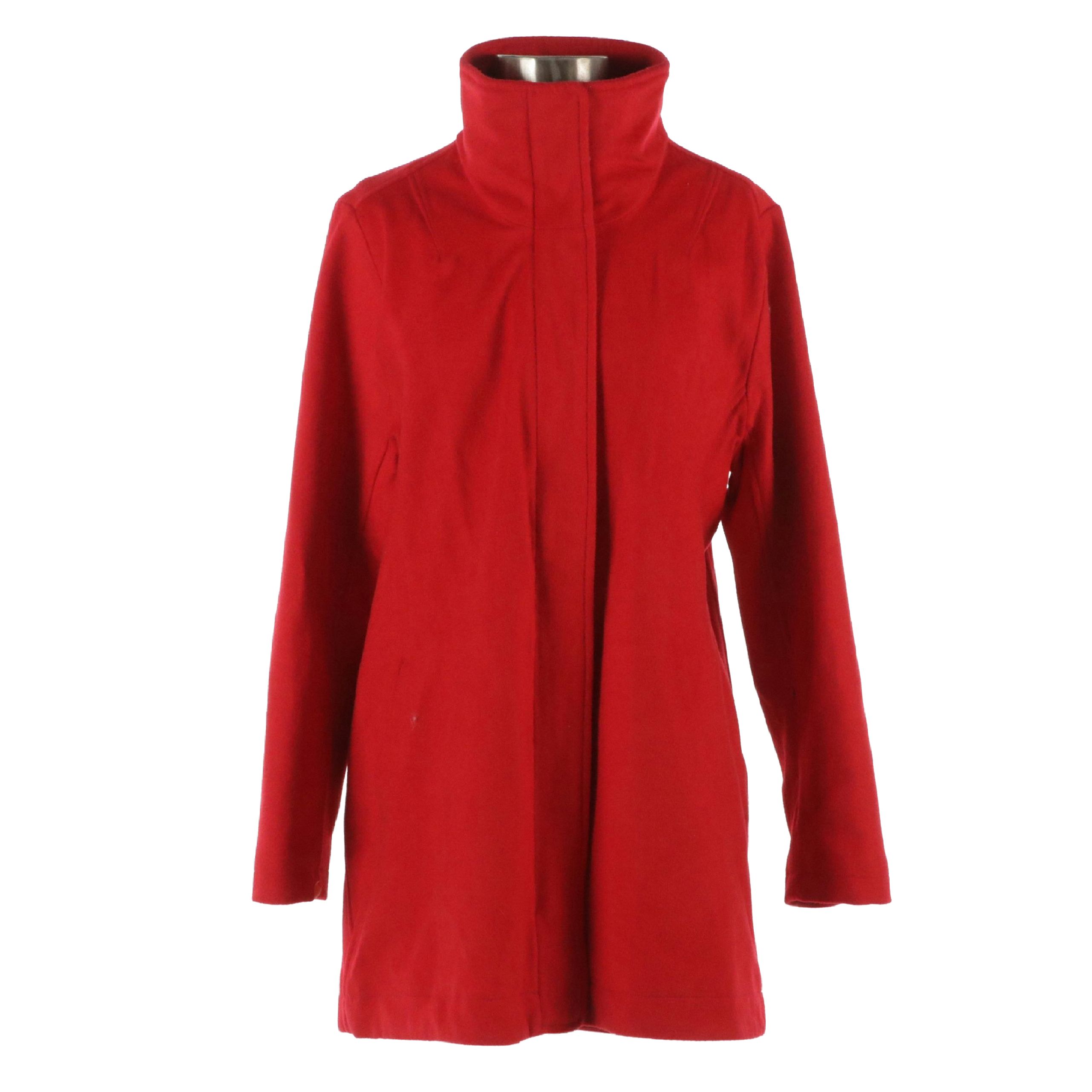 Pendleton Campbell Zip Coat in Water Resistant Cascade Wool