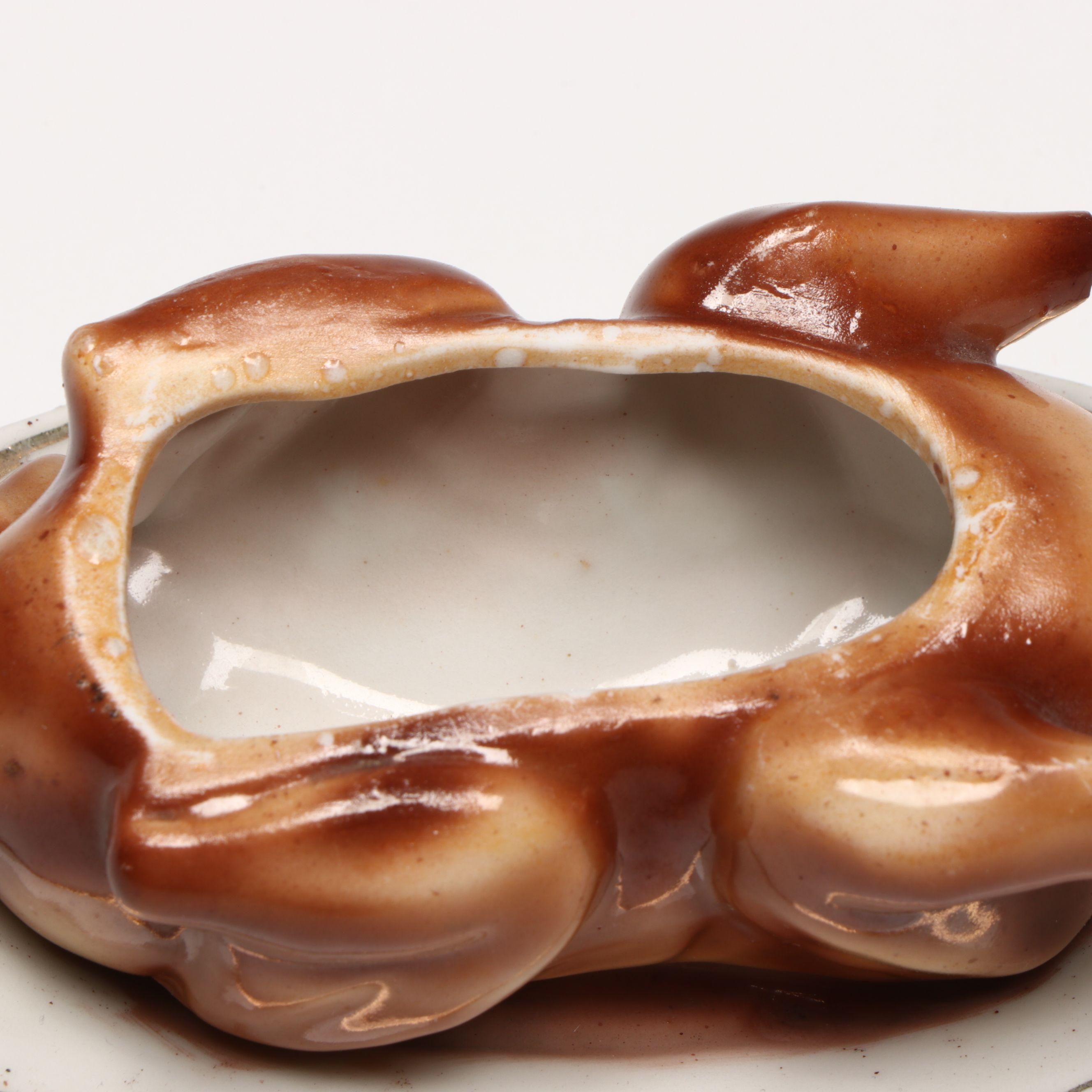 Novelty Turkey Salt Cellar with Turkey Candy Container and Doll Silverware