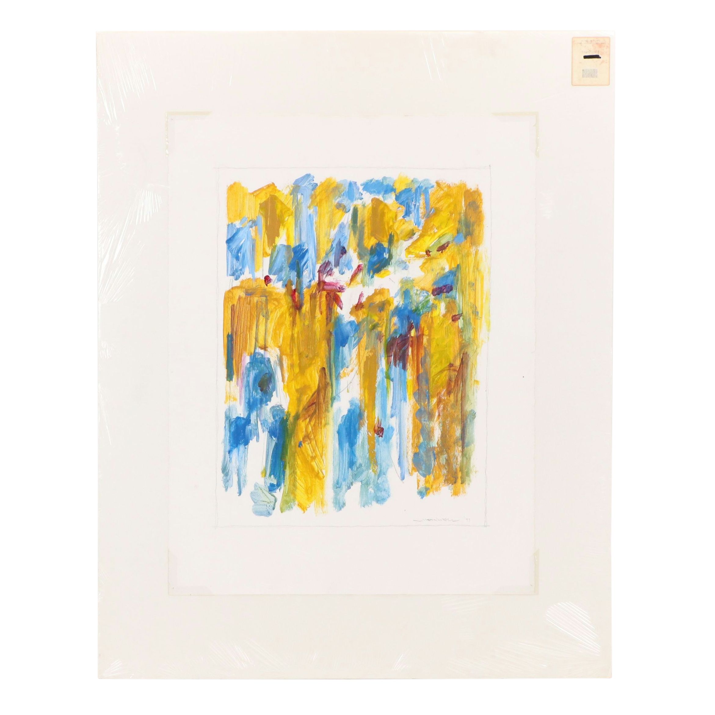 Jack Meanwell Acrylic Painting, 1997