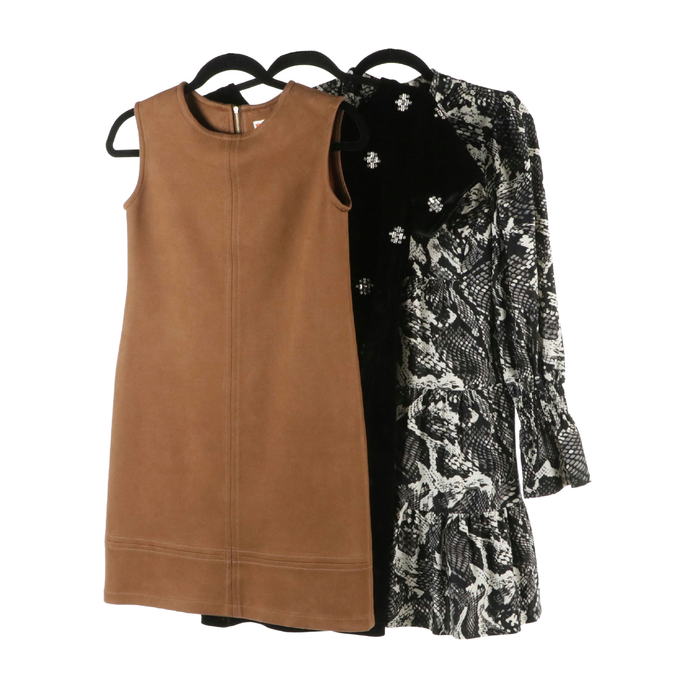 Jude Connally Python Printed Tammi, Embellished Ella & Sleeveless Shift Dresses
