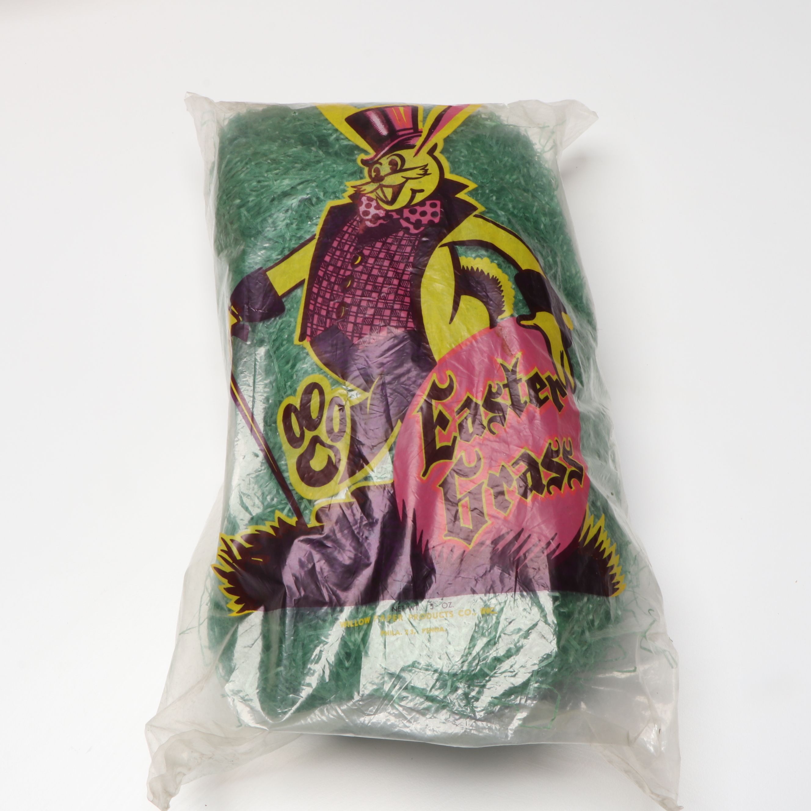 Woven Polychrome Baskets with Seasonal Ribbon and Easter Grass