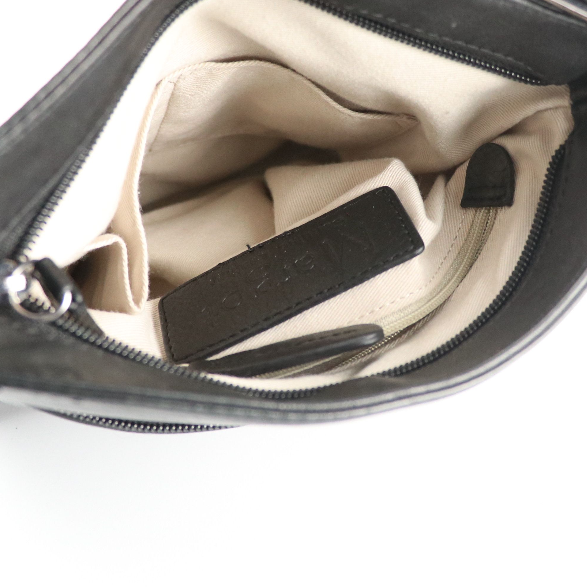 Dooney & Bourke B&W Canvas Hobo Bag and Margot Black Leather Crossbody Bag