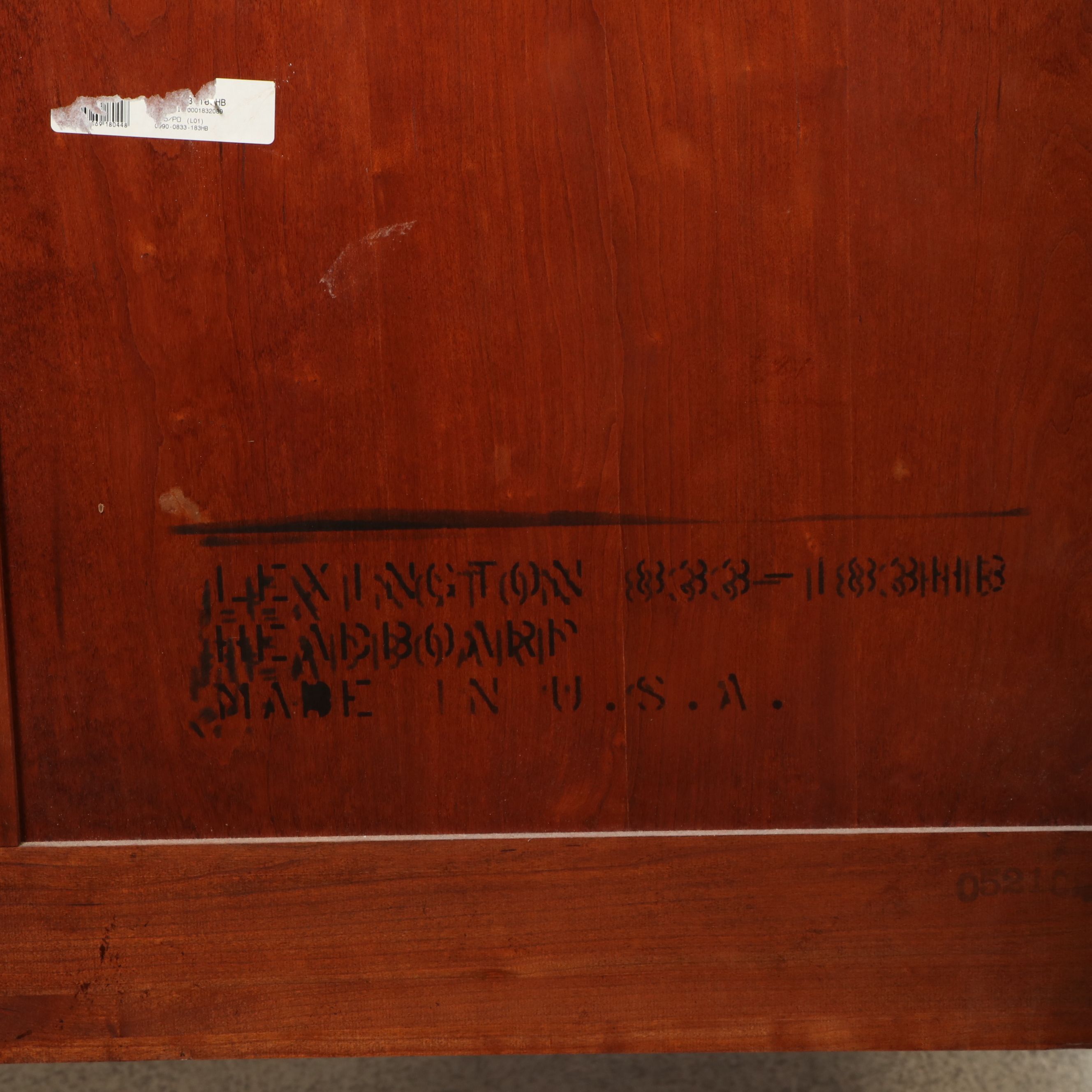 Lexington Modern Victorian Style Wood and Metal Bed Frame