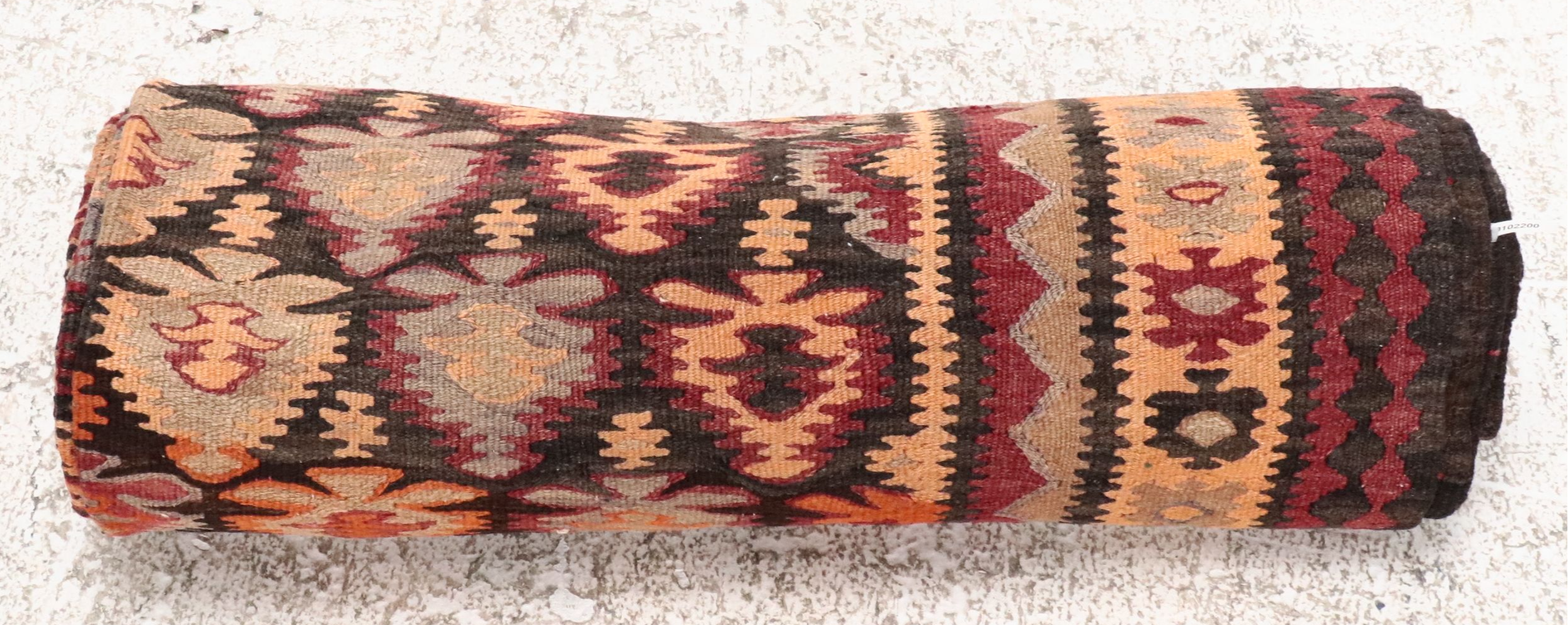5'2 x 11'6 Handwoven Turkish Kilim Long Rug