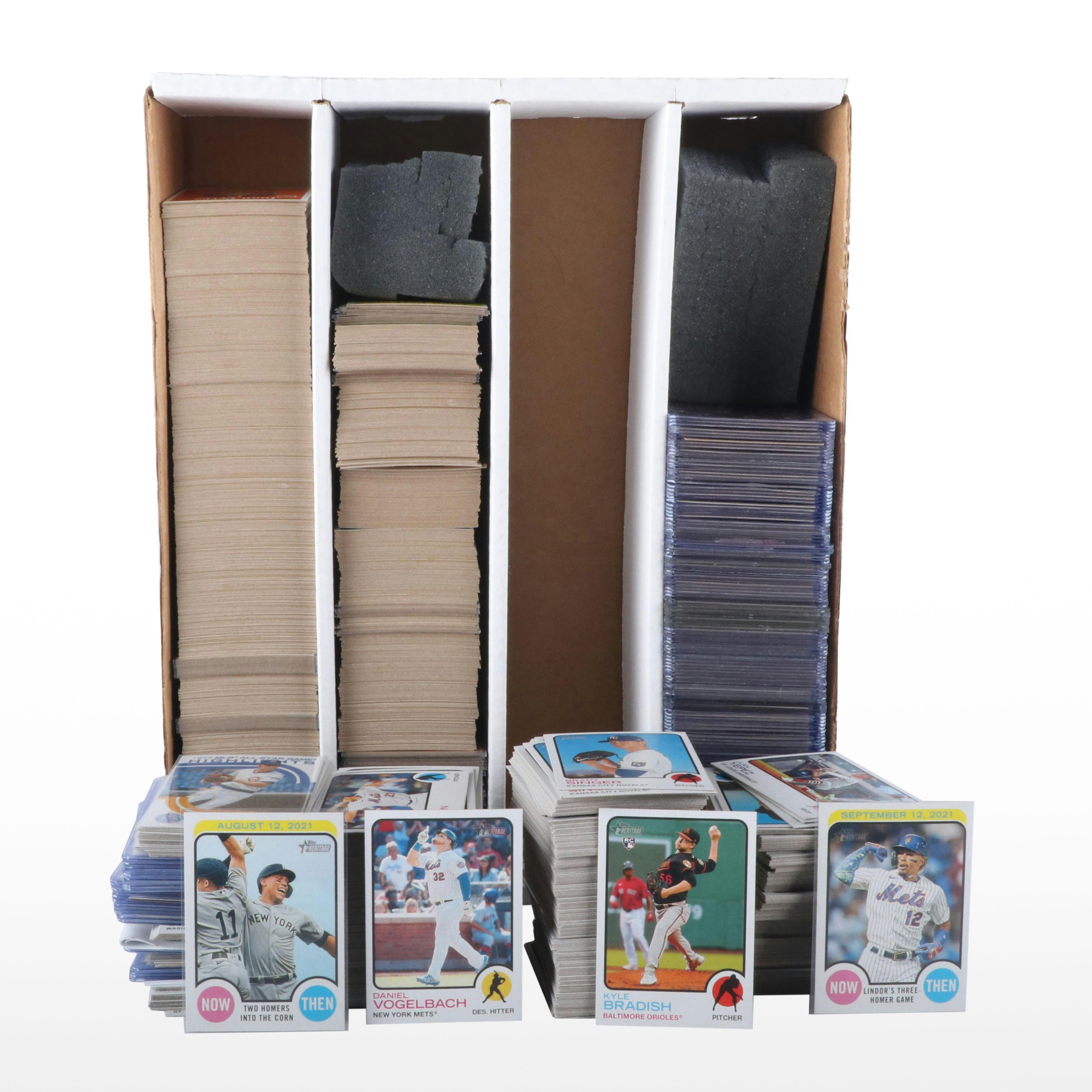 Two Boxes of 2007 and 2022 Topps Heritage Baseball Cards