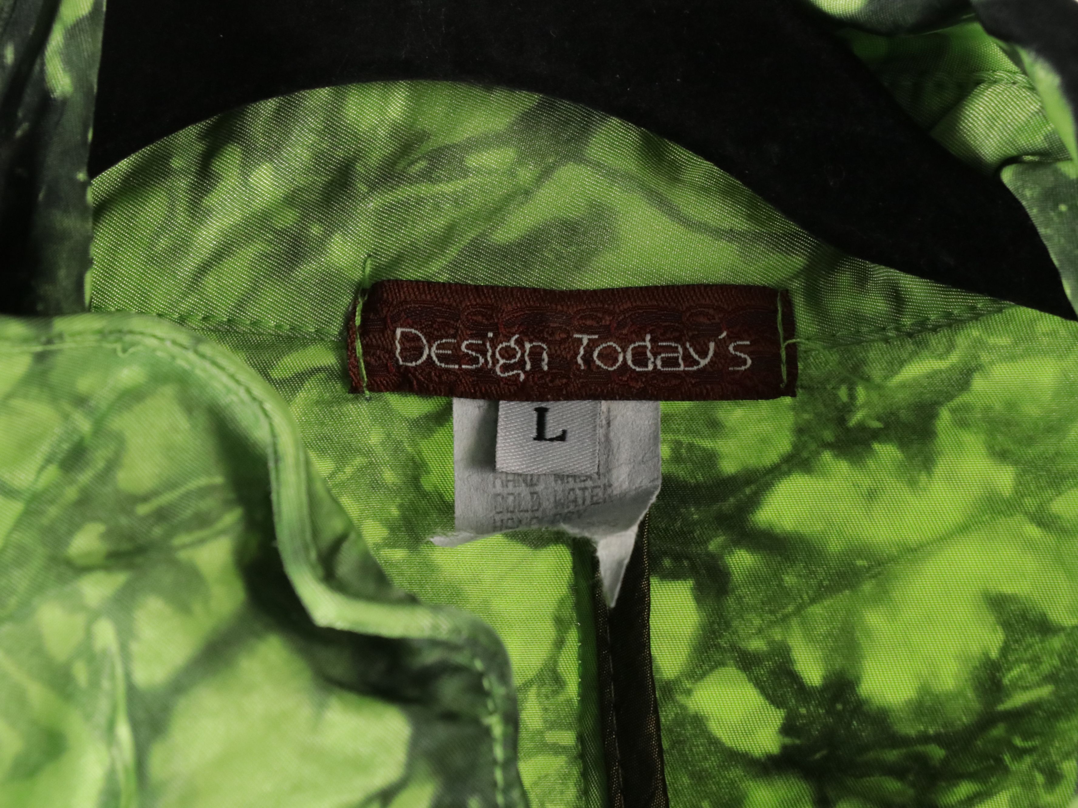 Frame and Rails Neutral Silk Blouses, Design Today's Vintage Printed Jacket