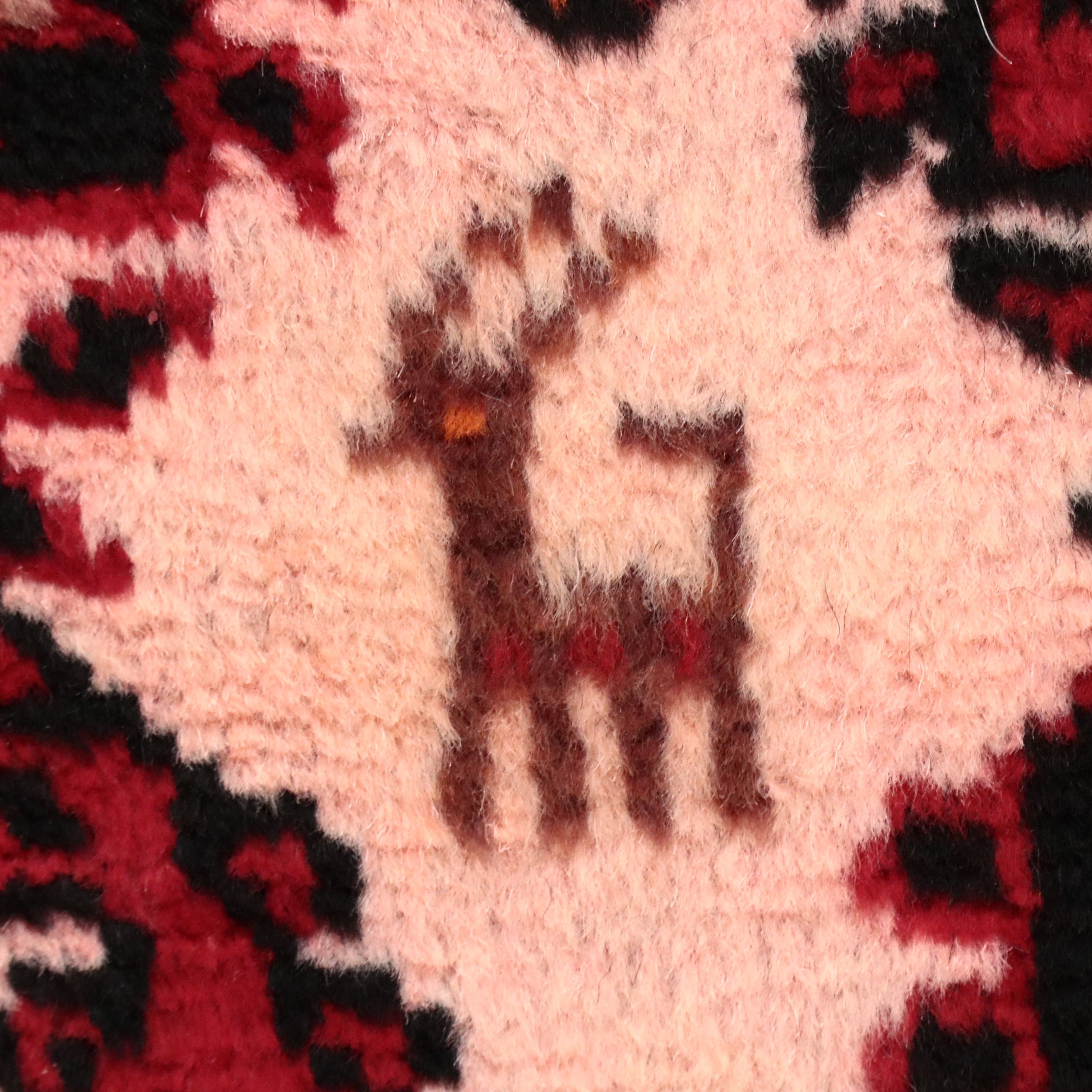 3'8 x 6'8 Hand-Knotted Afghan Baluch Prayer Rug