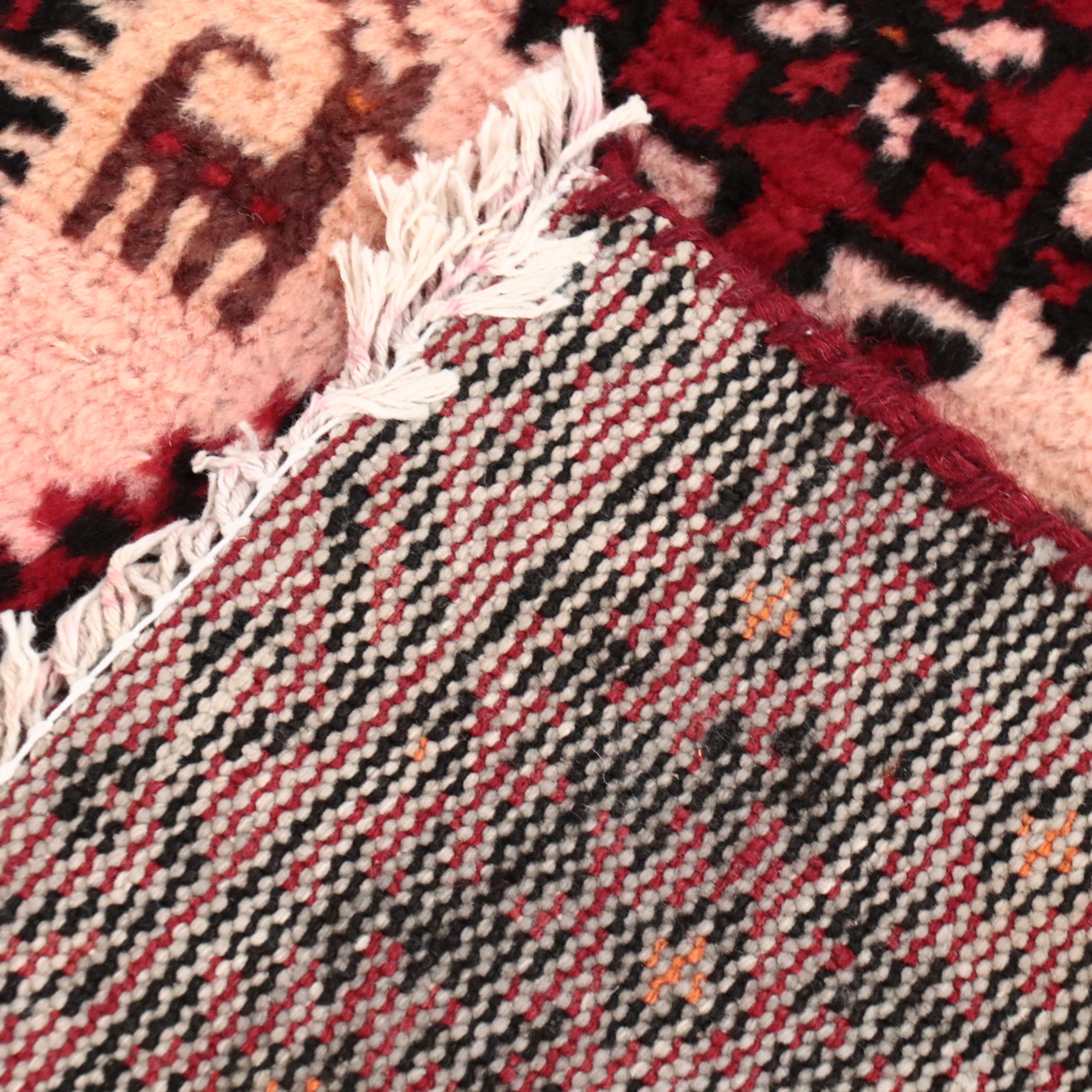 3'8 x 6'8 Hand-Knotted Afghan Baluch Prayer Rug