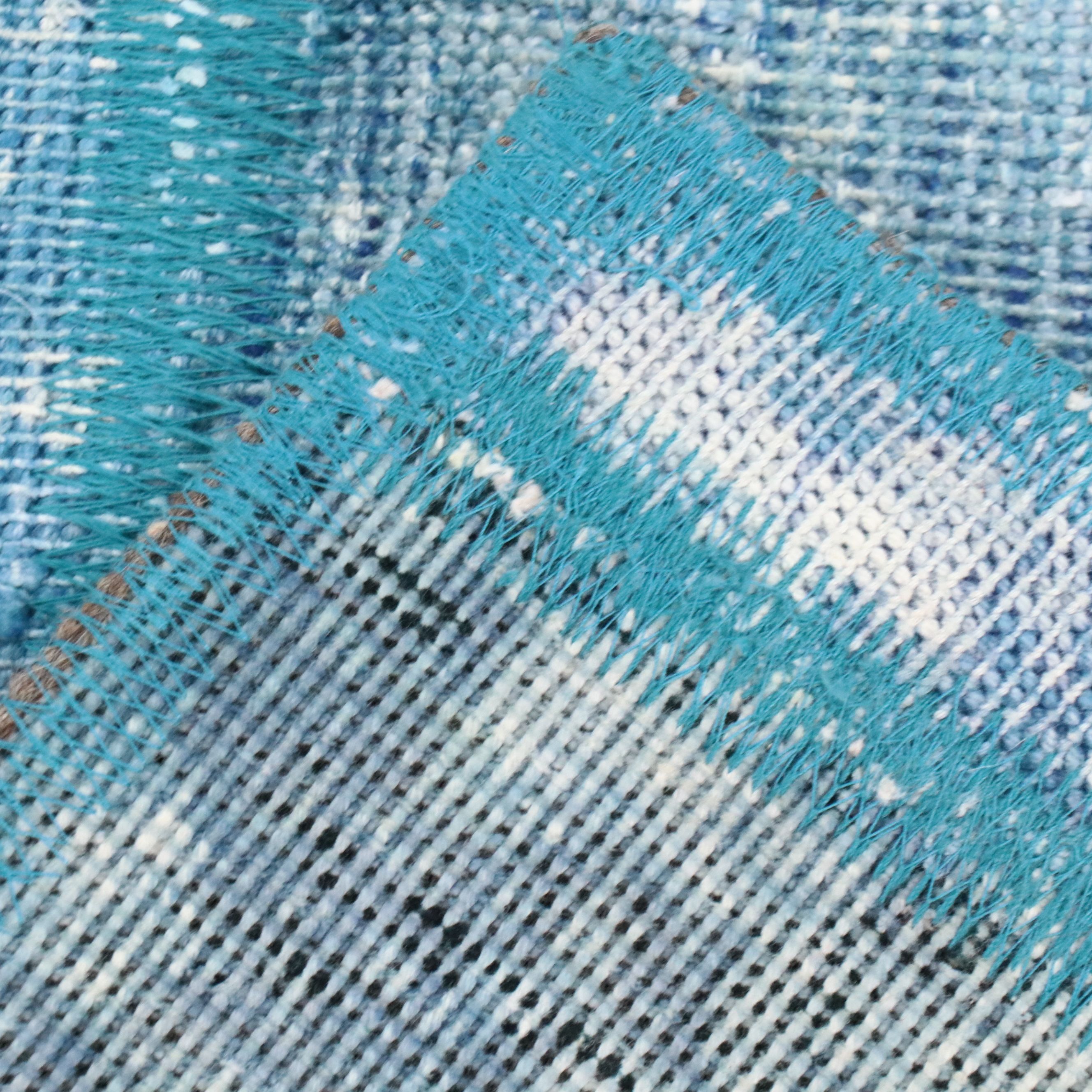 2'11 x 4'4 Handmade Turkish Overdyed Patchwork Accent Rug