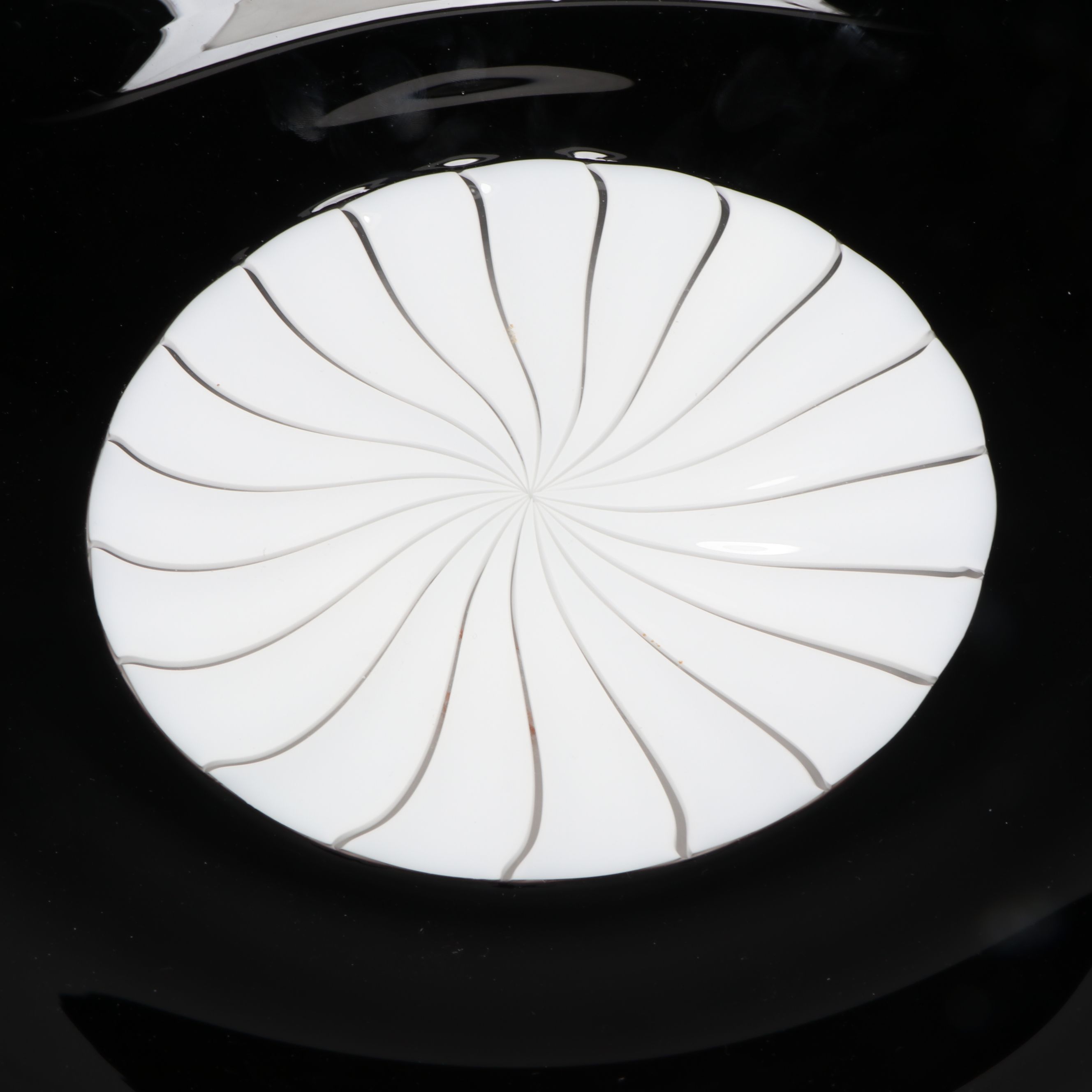 Sam Stang Incalmo Studio Glass Footed Bowl, 2003