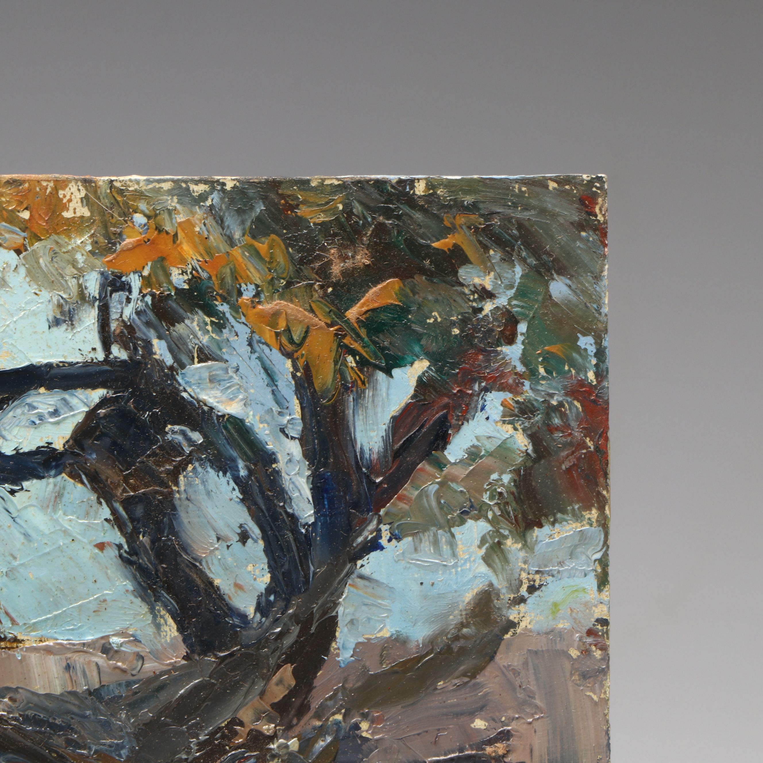 Susan Grisell Autumnal New England Plein Air Oil Painting