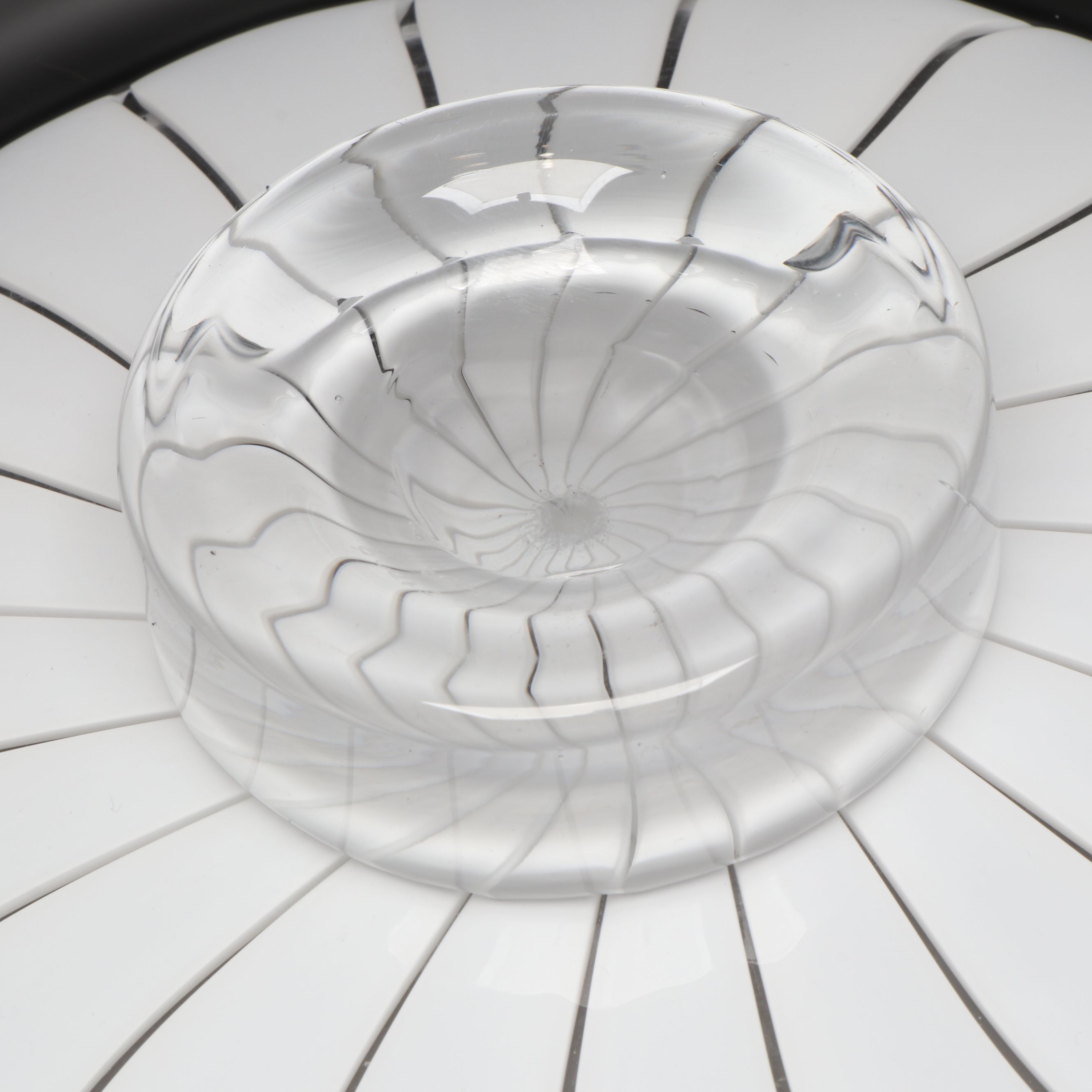 Sam Stang Incalmo Studio Glass Footed Bowl, 2003