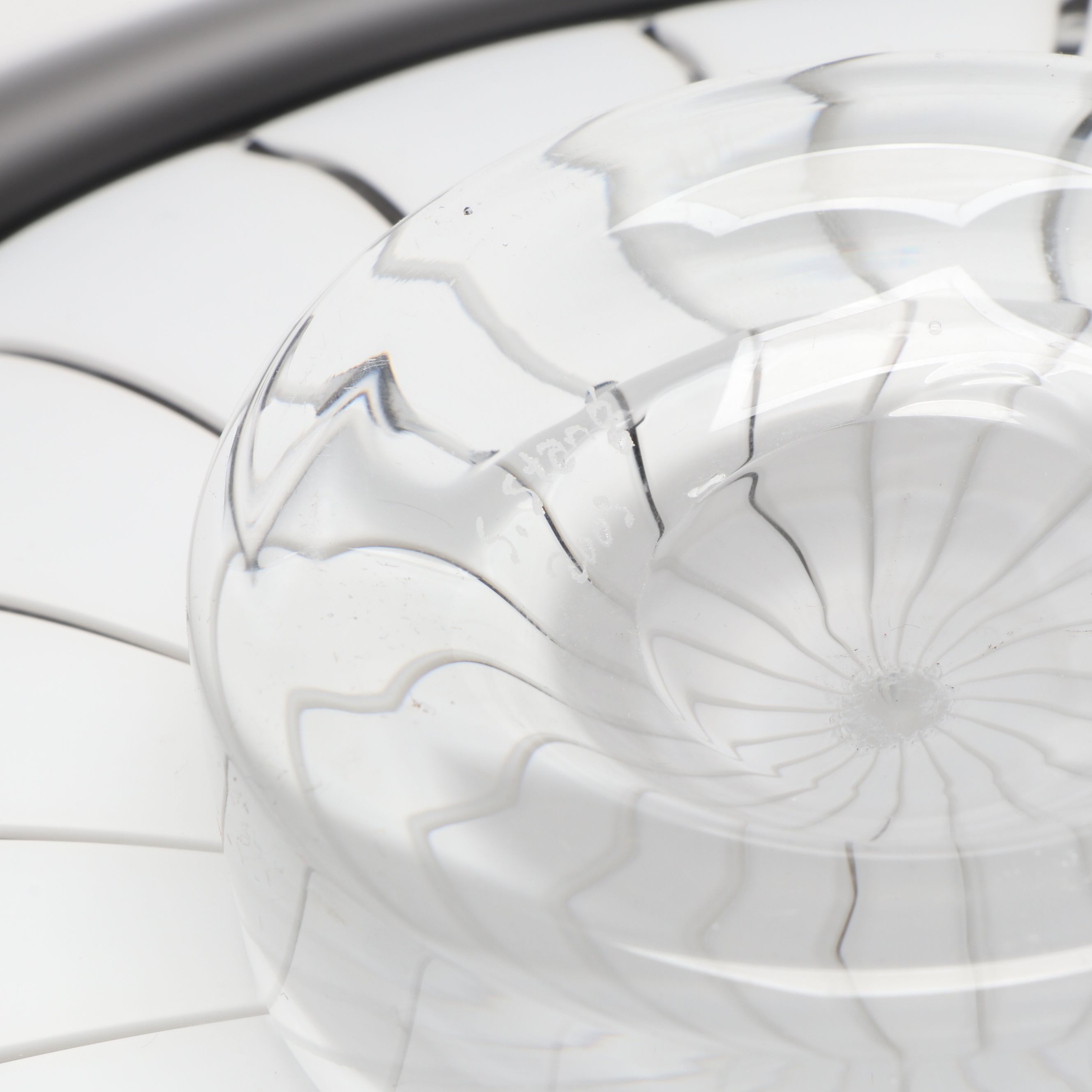 Sam Stang Incalmo Studio Glass Footed Bowl, 2003