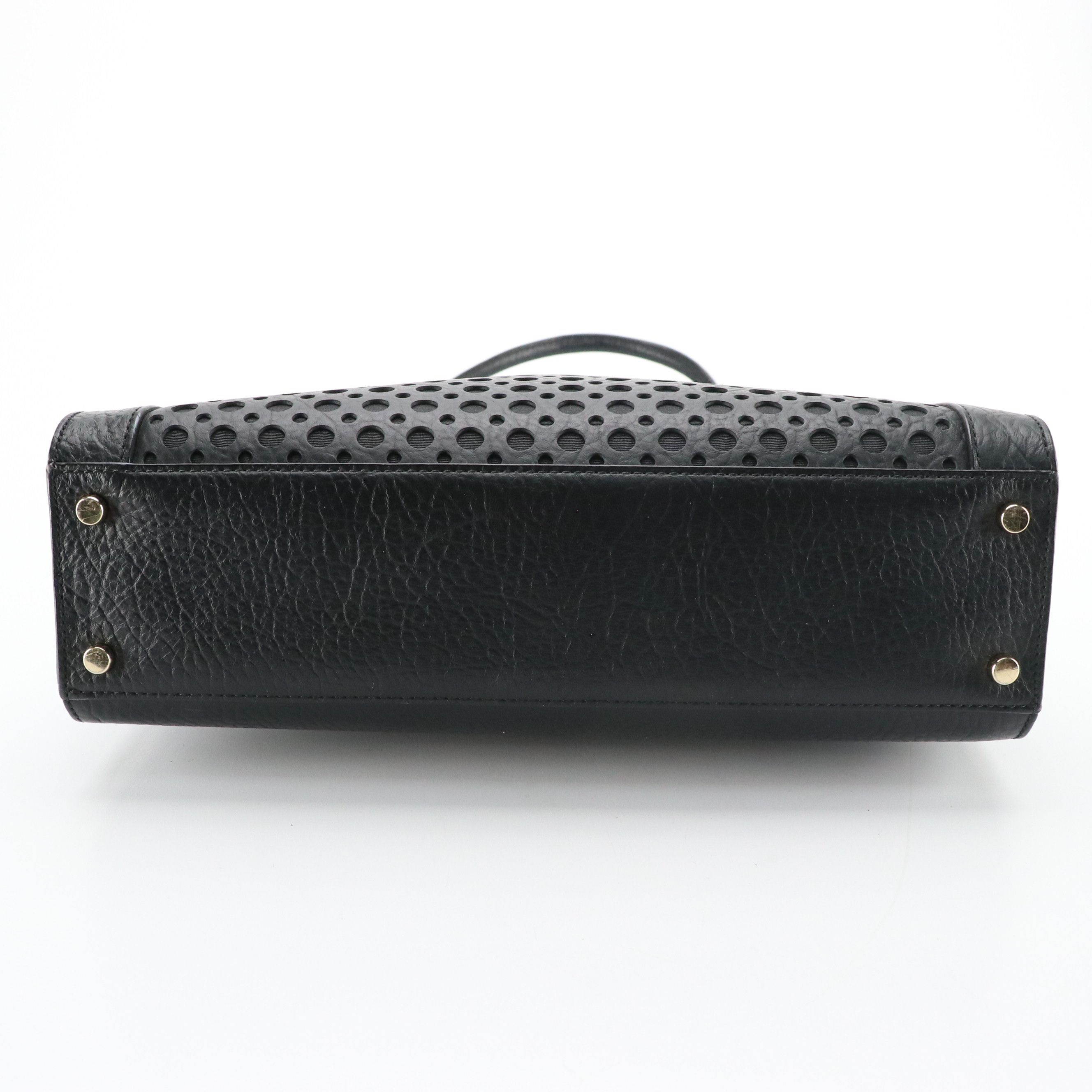 Kate Spade Perri Lane Lynne Perforated Tote and Via Spiga Kilty Flap Bag