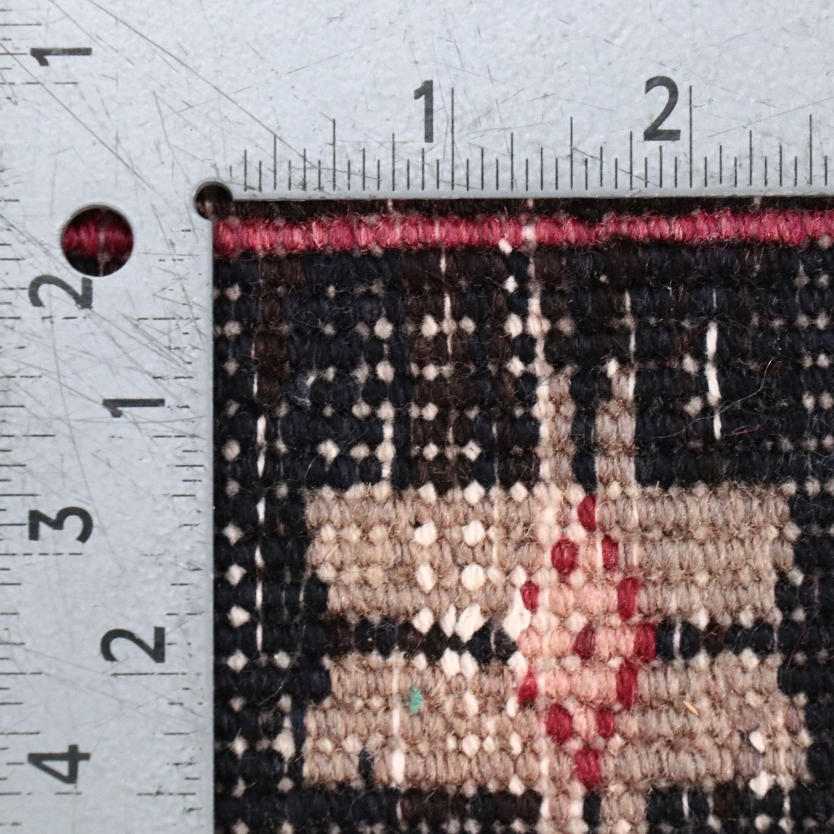 3'7 x 10'3 Hand-Knotted Persian Meshkin Long Rug