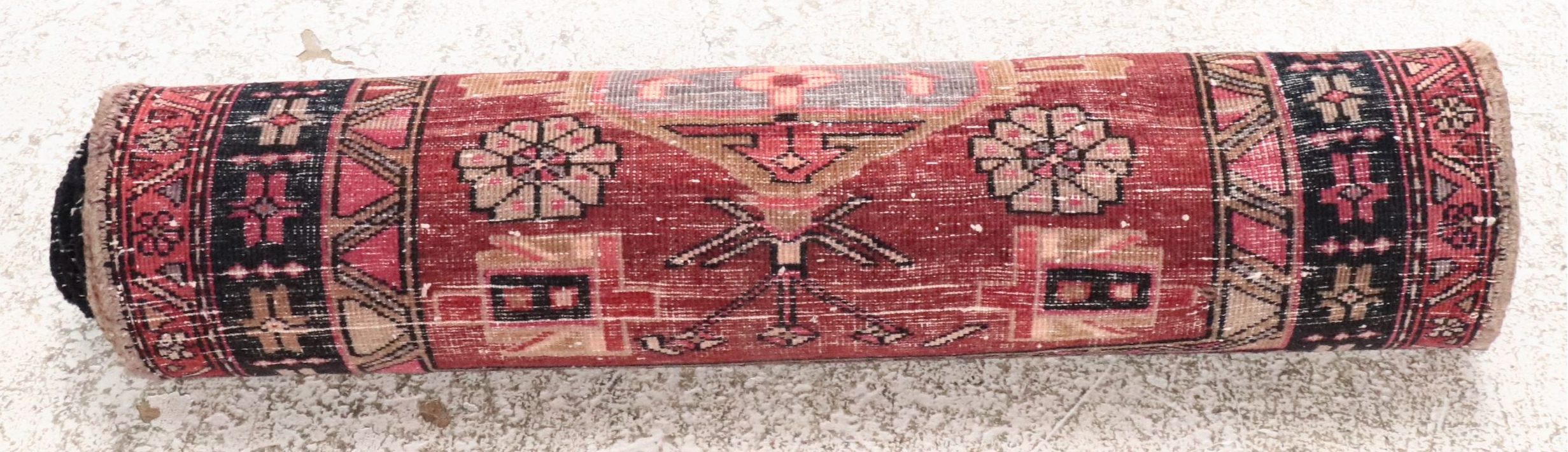 3'7 x 10'3 Hand-Knotted Persian Meshkin Long Rug