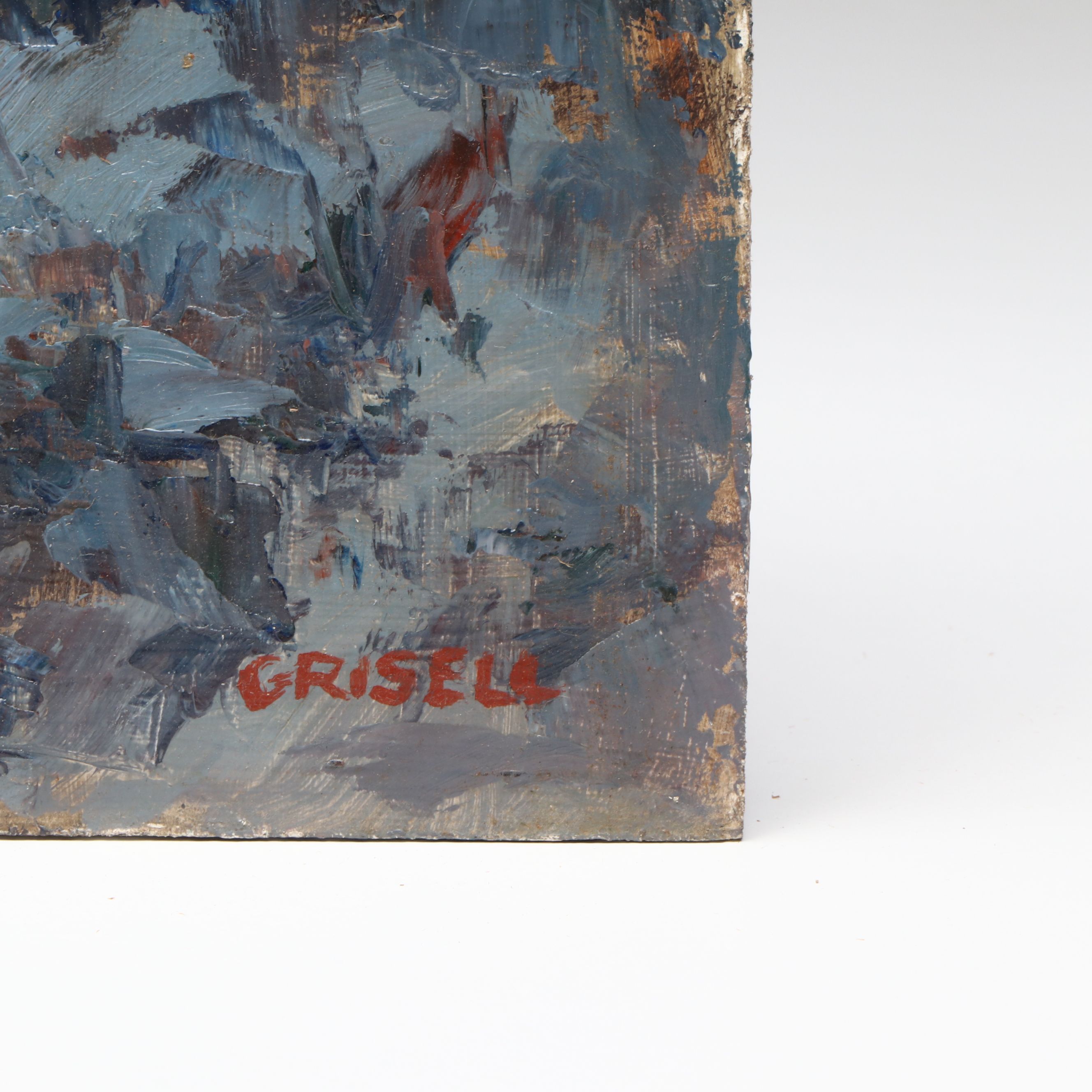 Susan Grisell Winter New England Plein Air Oil Painting