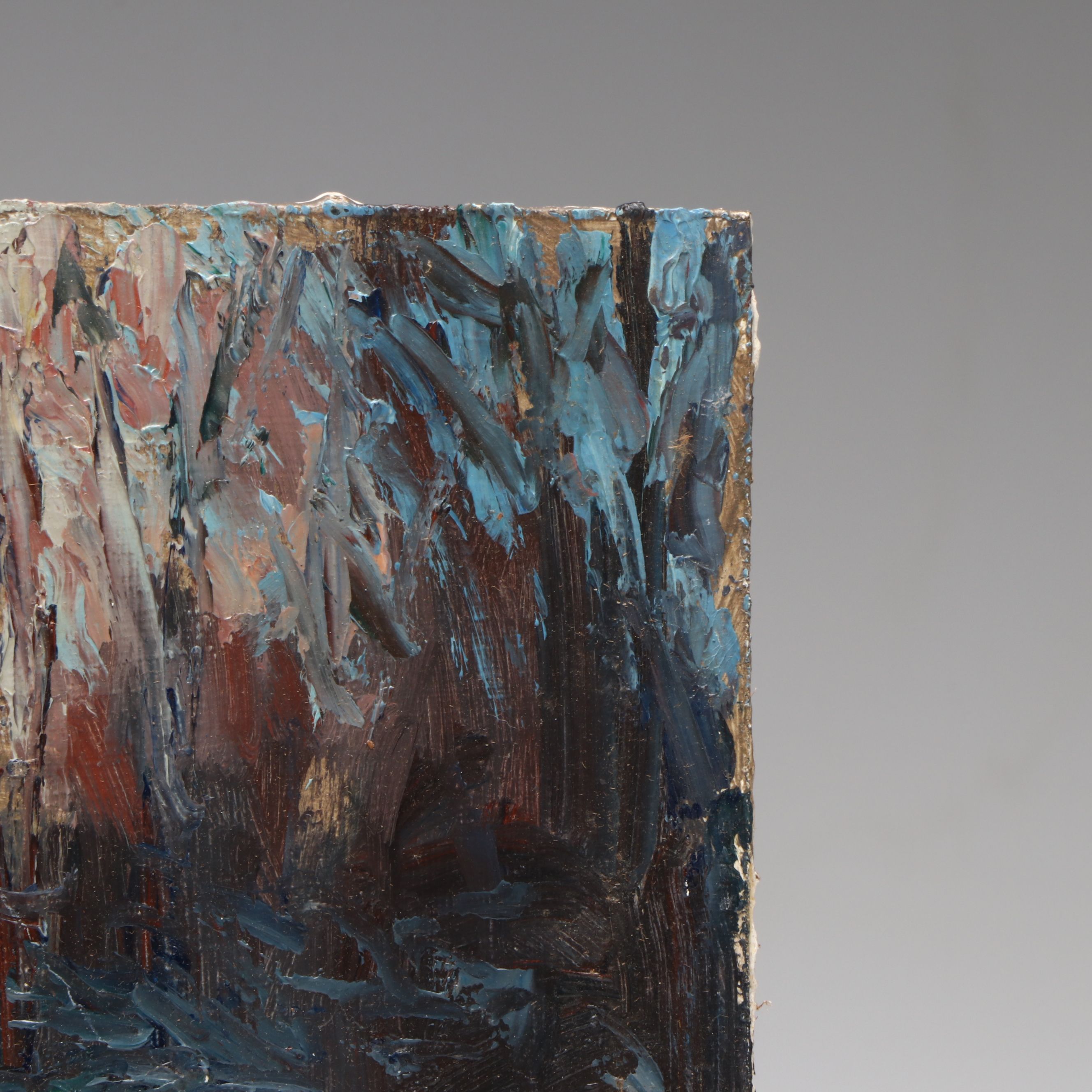 Susan Grisell Winter New England Plein Air Oil Painting