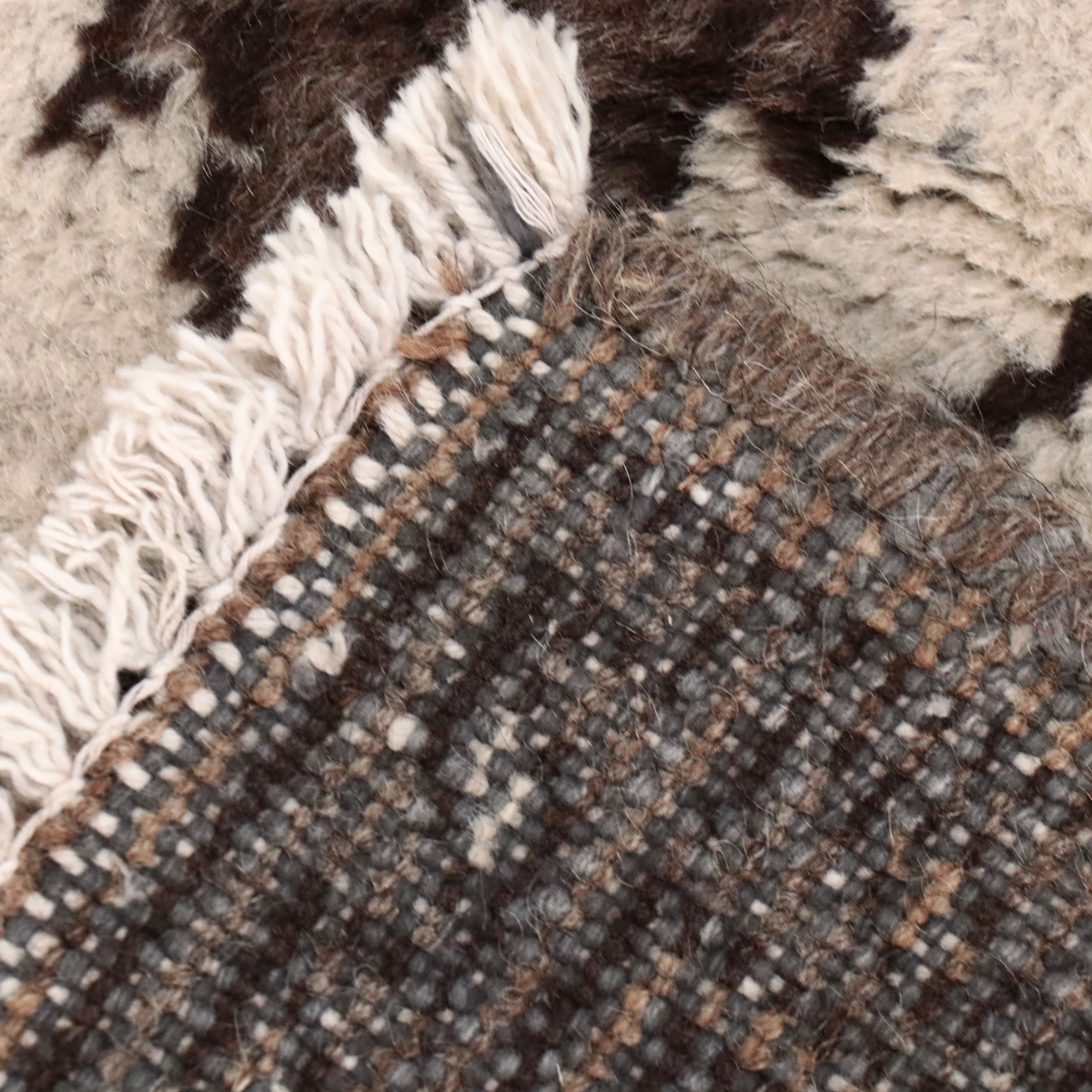 3'6 x 5'8 Hand-Knotted Afghan Tribal Area Rug