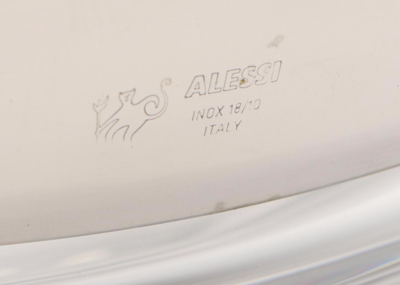 Italian Alessi "Black Josephine" Jar and Honey Pot