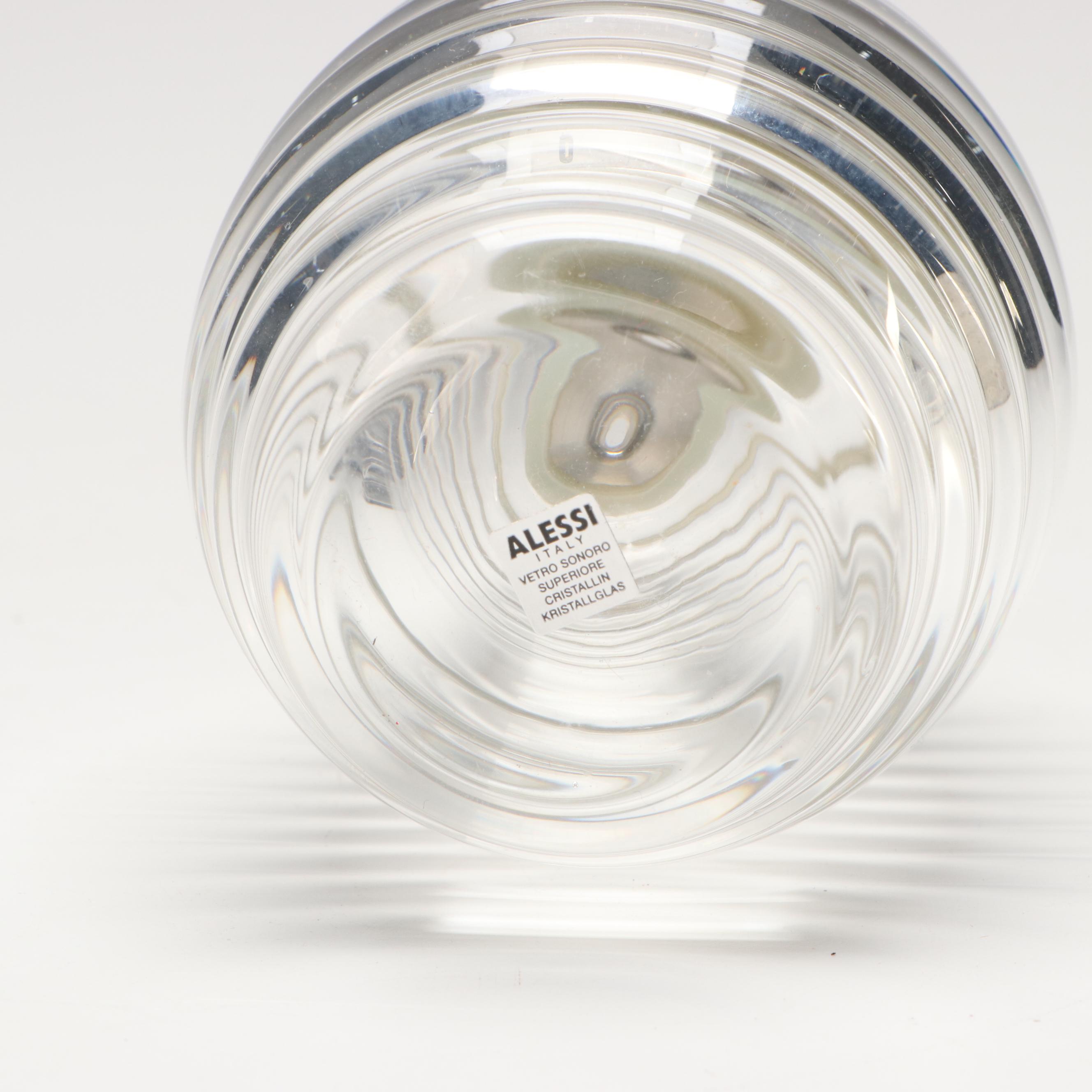 Italian Alessi "Black Josephine" Jar and Honey Pot