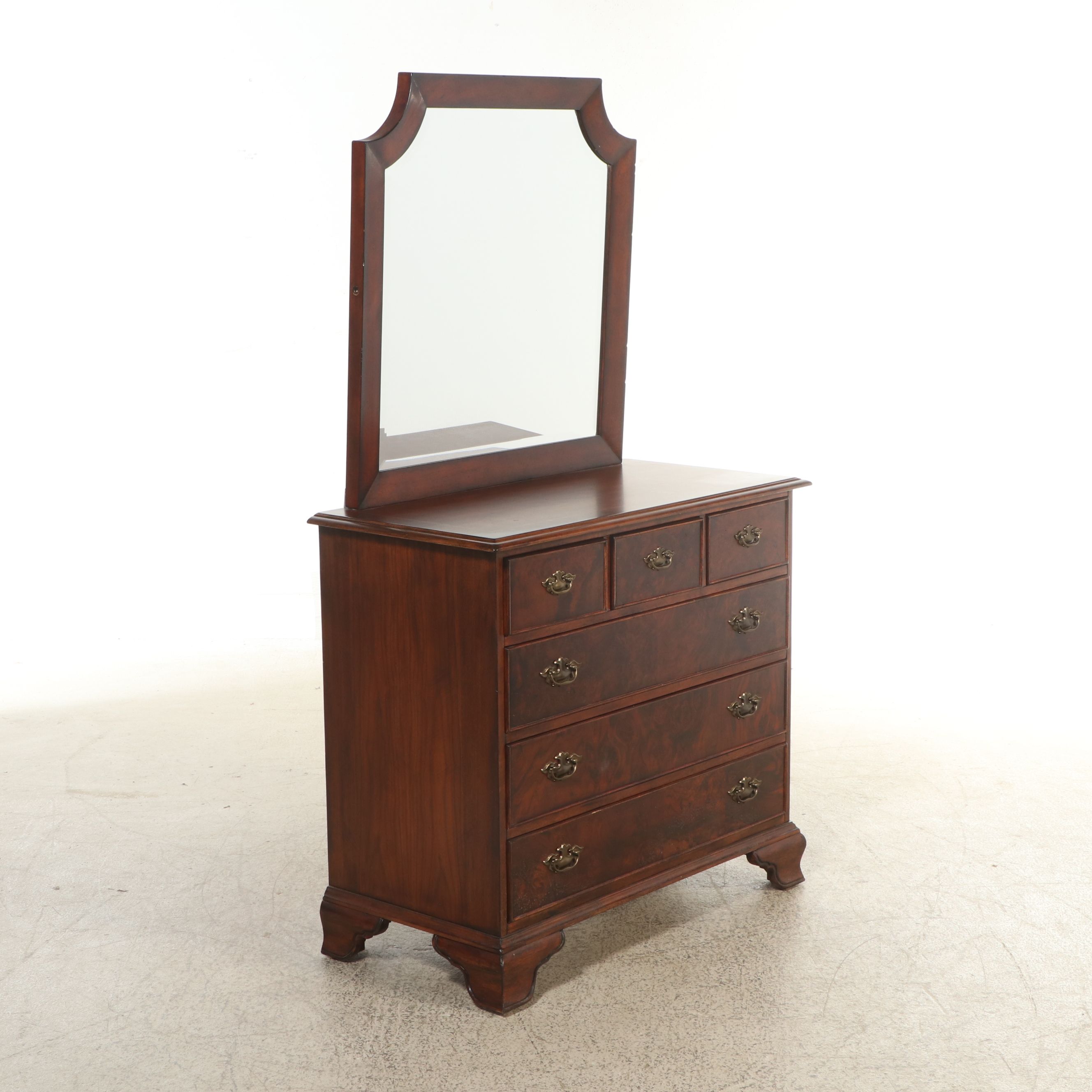 Continents By Broyhill Federal Style Mahogany Gentleman's Dresser