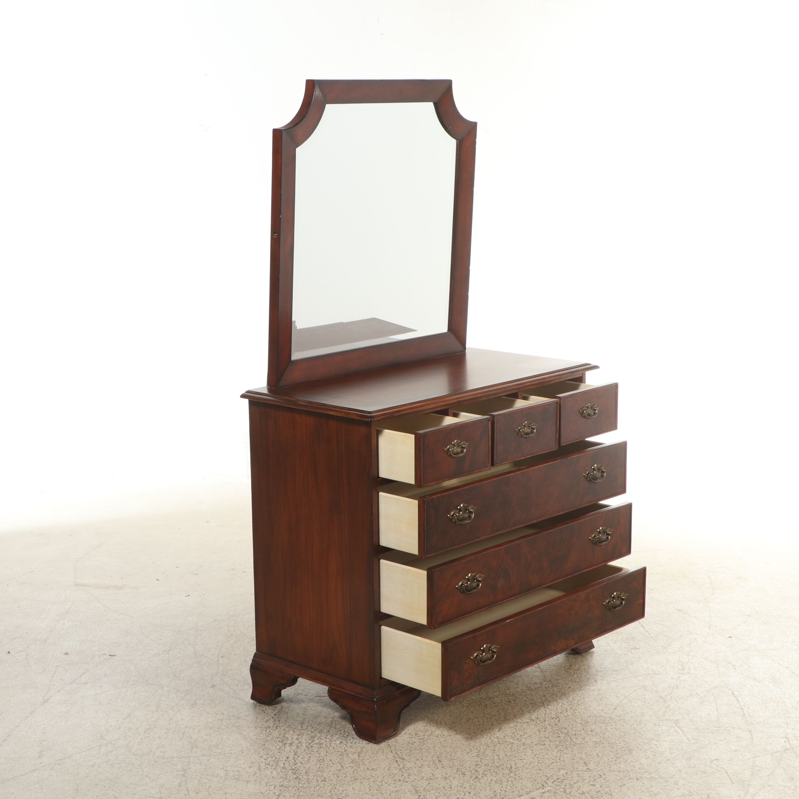 Continents By Broyhill Federal Style Mahogany Gentleman's Dresser