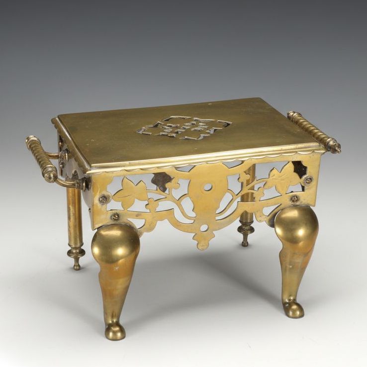 Georgian Style Brass Footman Trivet