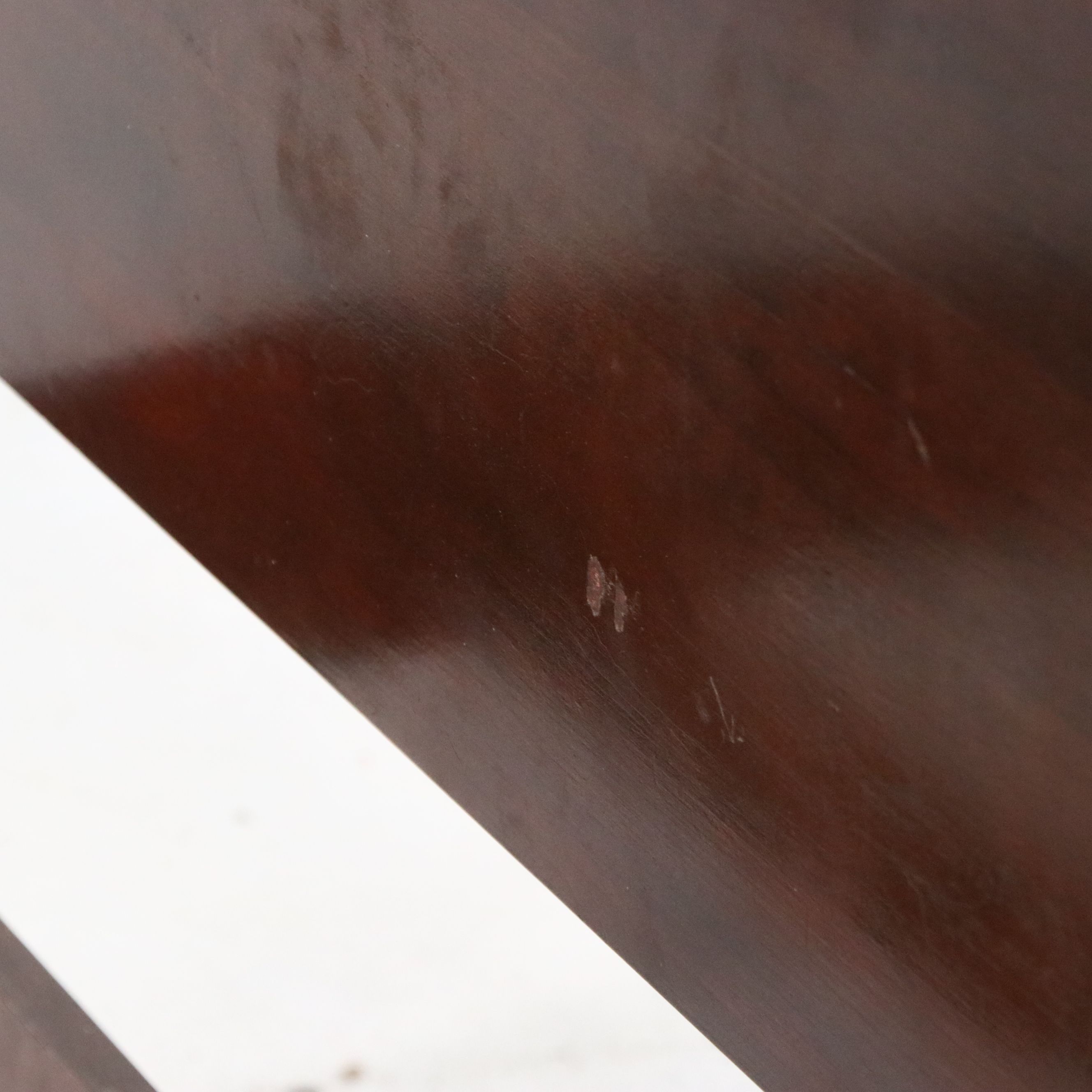 Country Sheraton Style Cherry Four Poster Bed, Early to Mid-20th Century