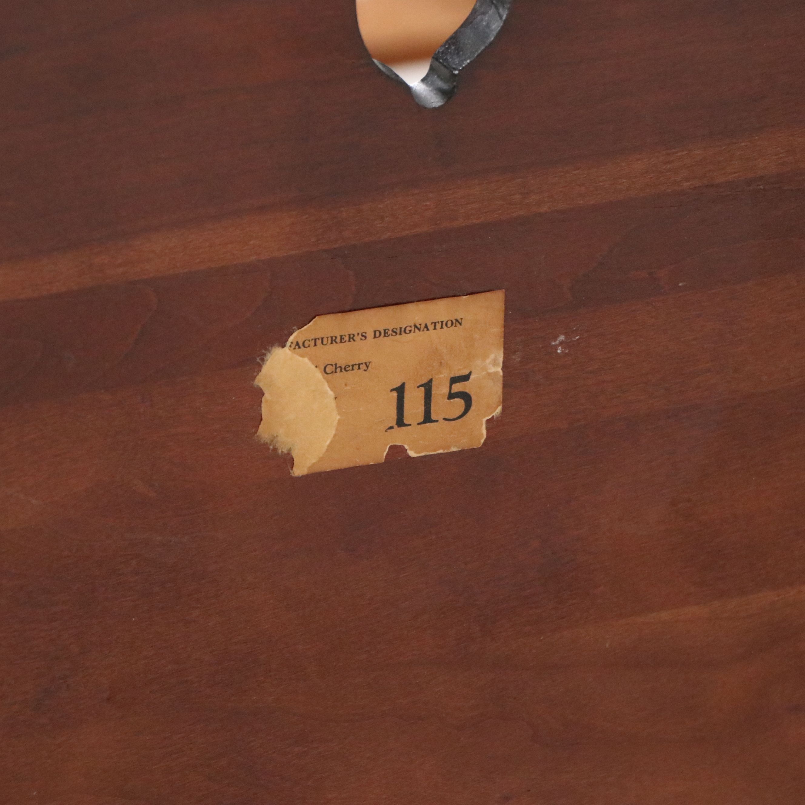 Country Sheraton Style Cherry Four Poster Bed, Early to Mid-20th Century