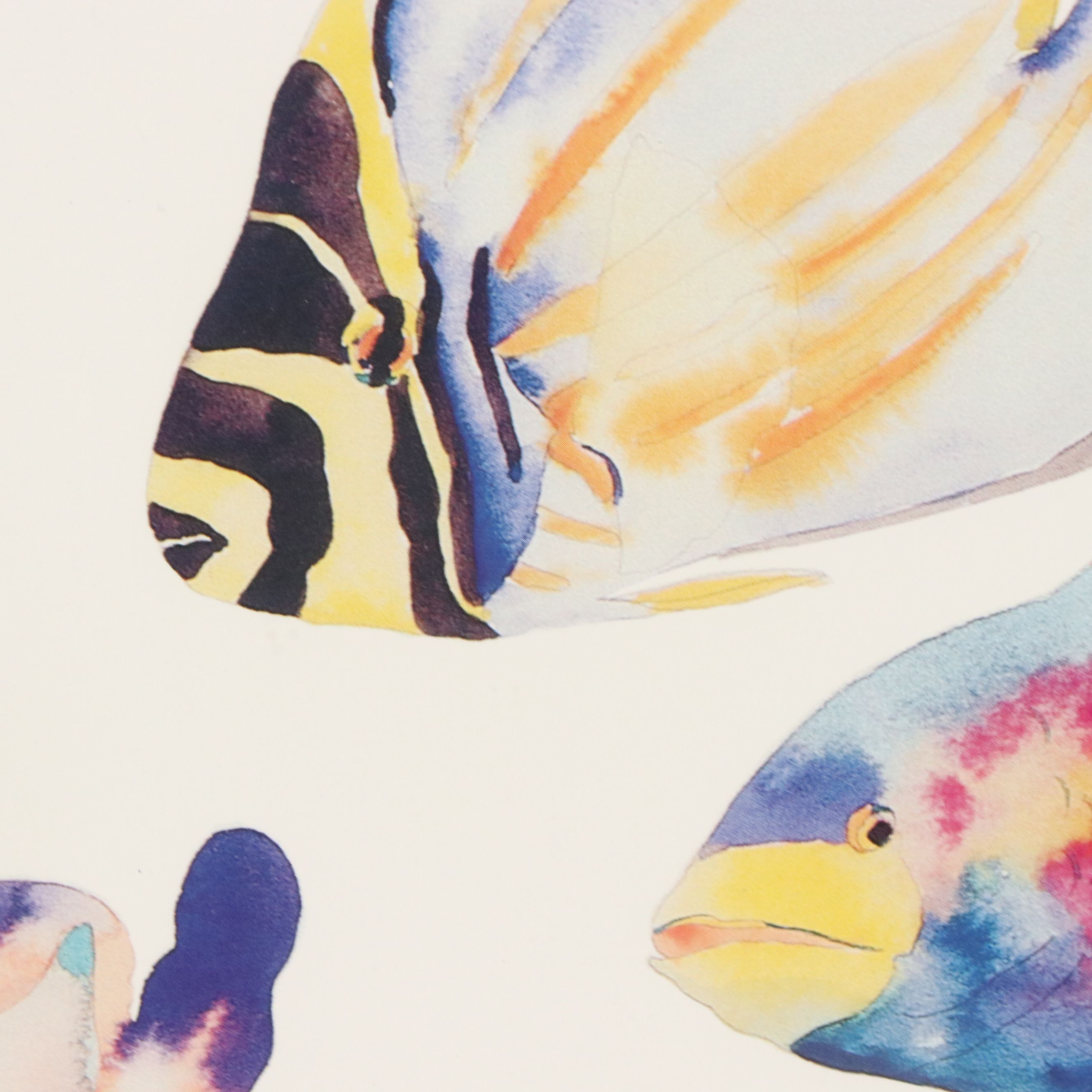 Tracy Taylor Offset Lithograph "Tracy Taylor Underwater Colours," 1987