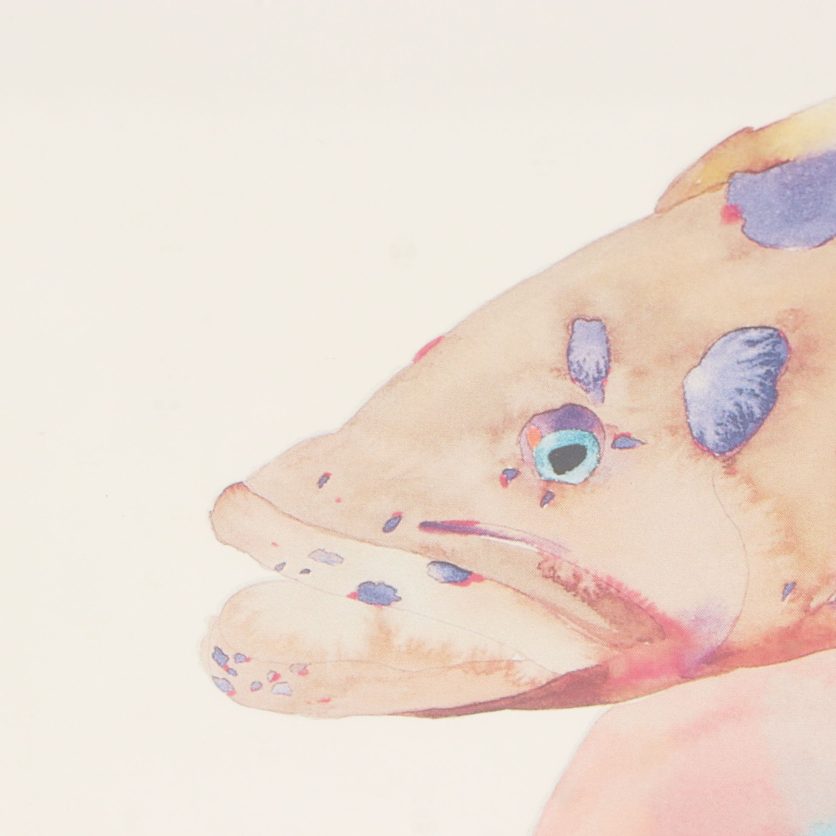 Tracy Taylor Offset Lithograph "Tracy Taylor Underwater Colours," 1987