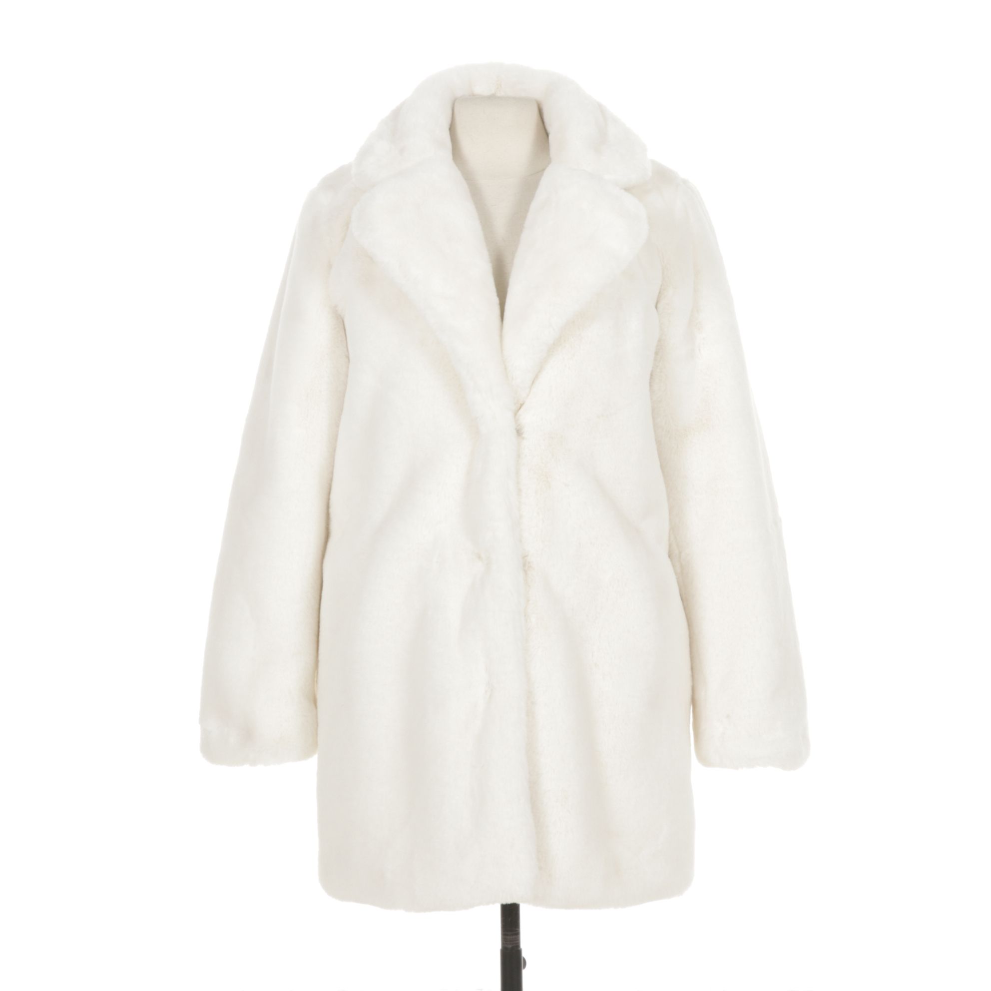 Apparis "Eloise" Ivory Faux Fur Jacket