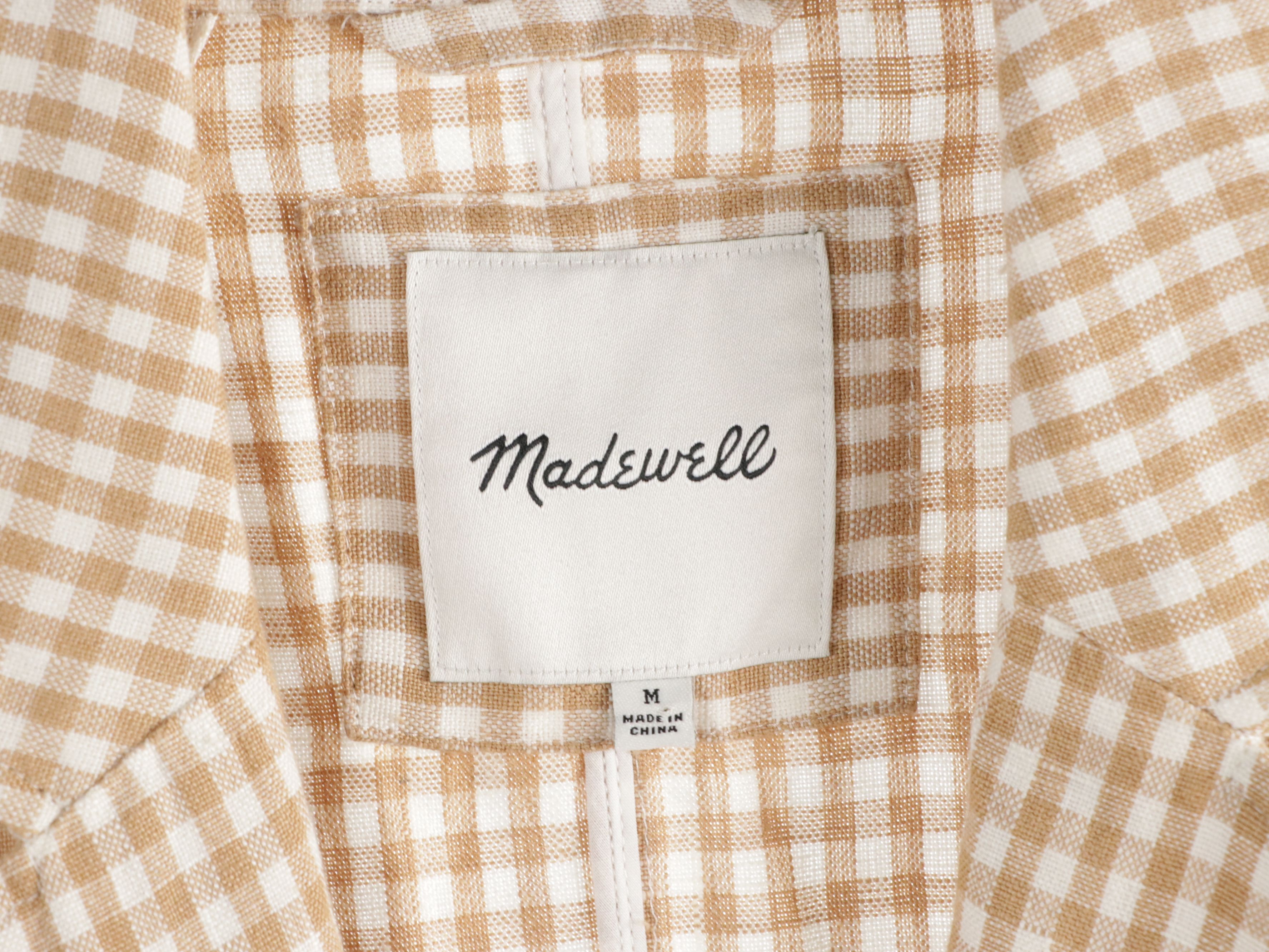 Madewell Canvas Jacket & Checked Linen Blazer, Baabaazuzu Patchwork Wool Jacket