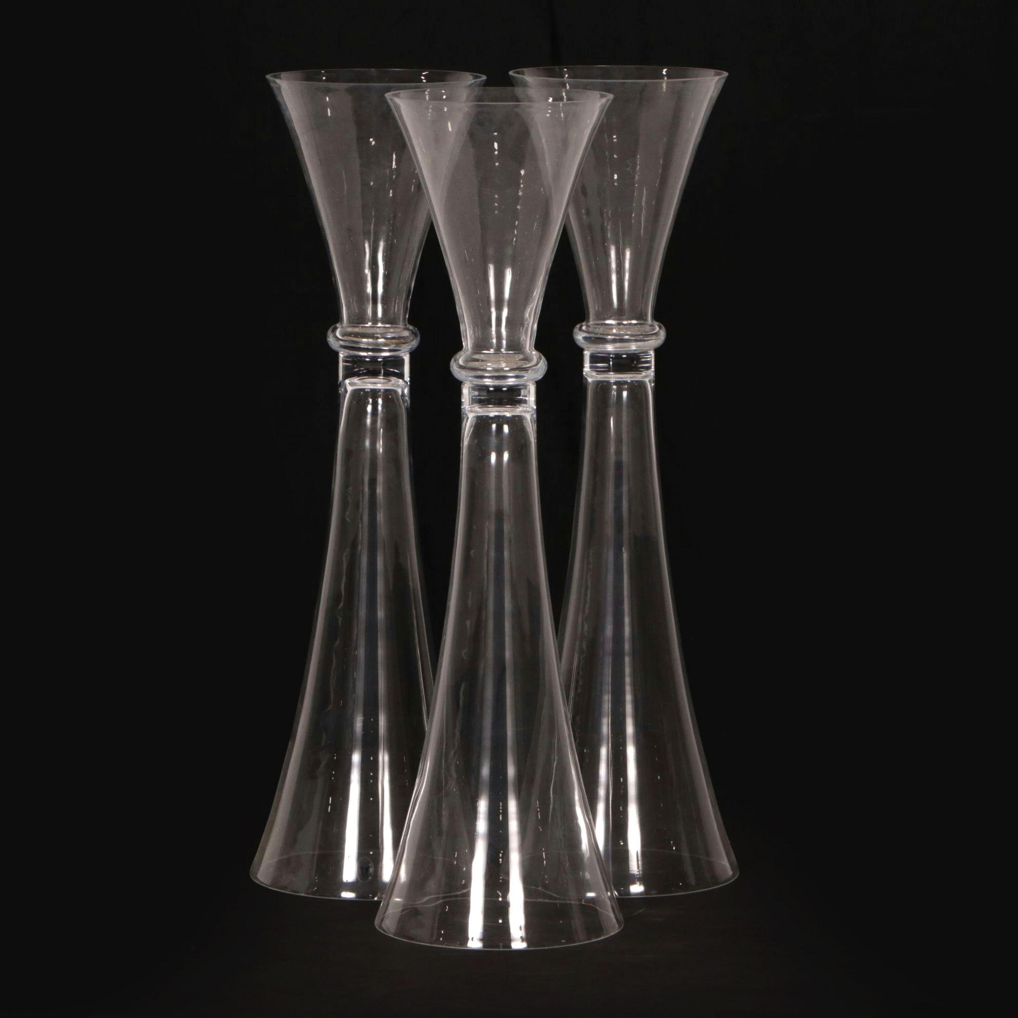 Abigails Double Trumpet Floor Vases