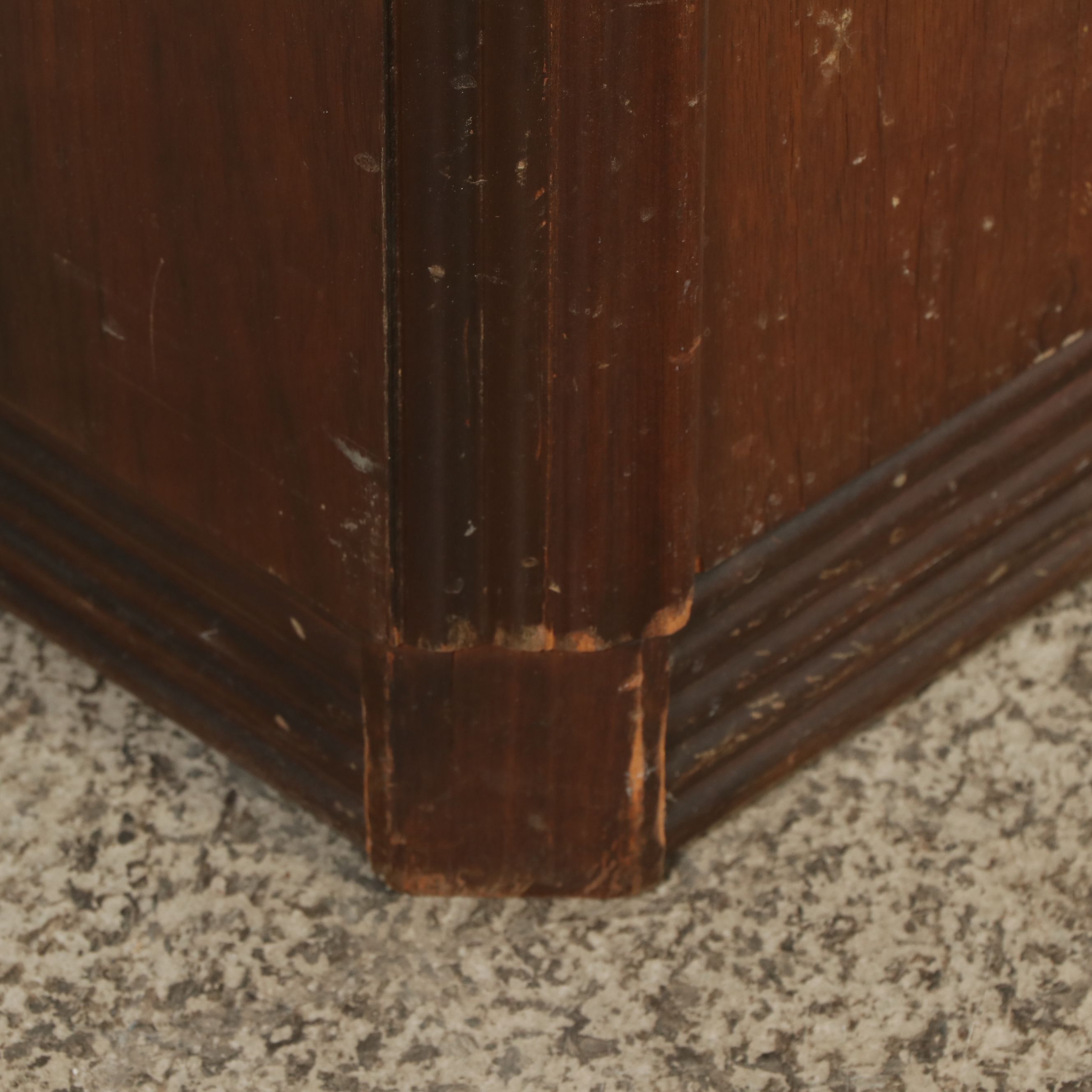 Art Deco Style Walnut Finish Chest of Drawers, Early 20th Century